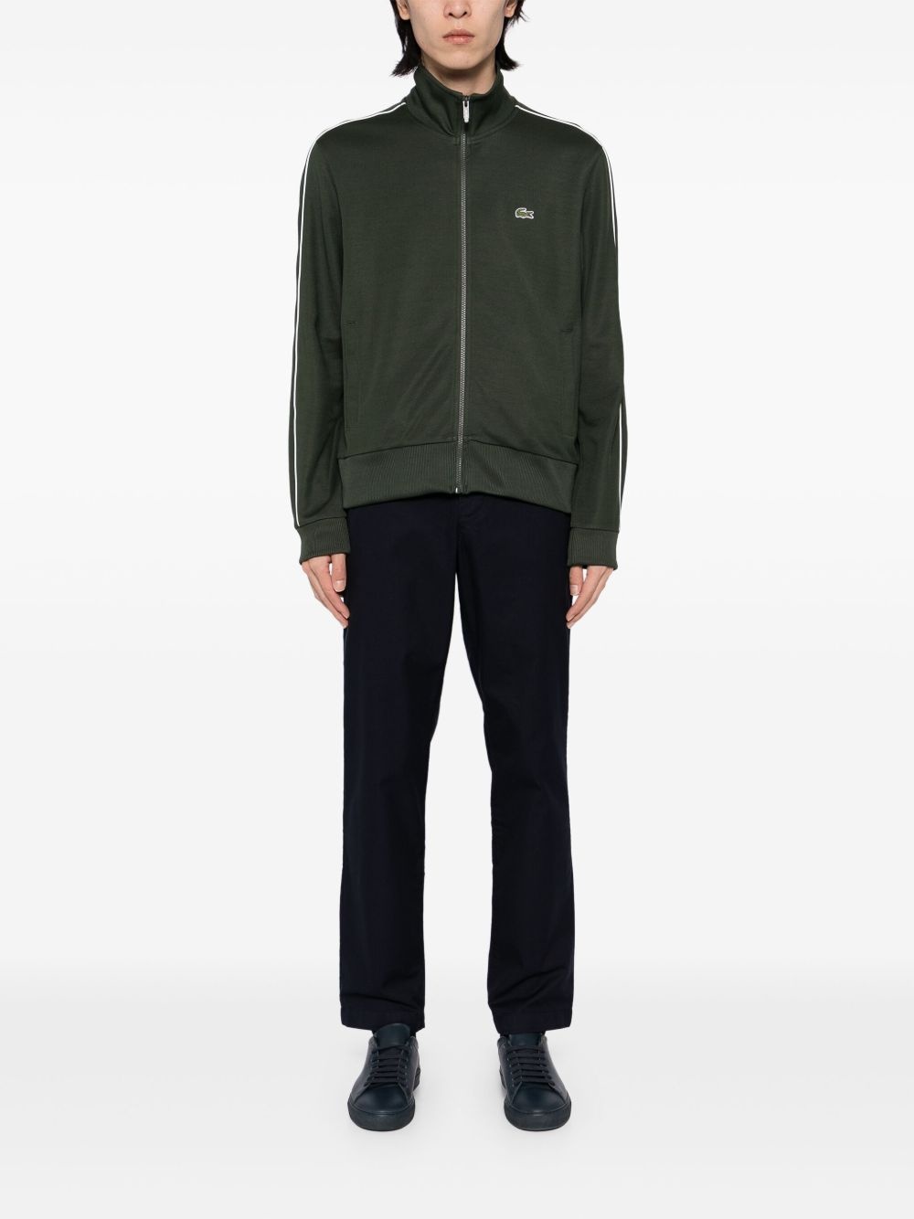 Paris piqué zipped track jacket - 2