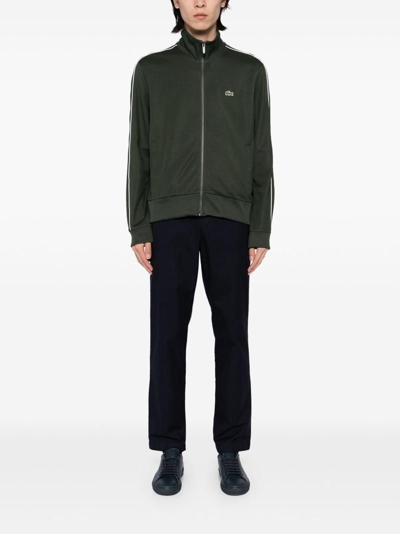 LACOSTE Paris piqué zipped track jacket outlook