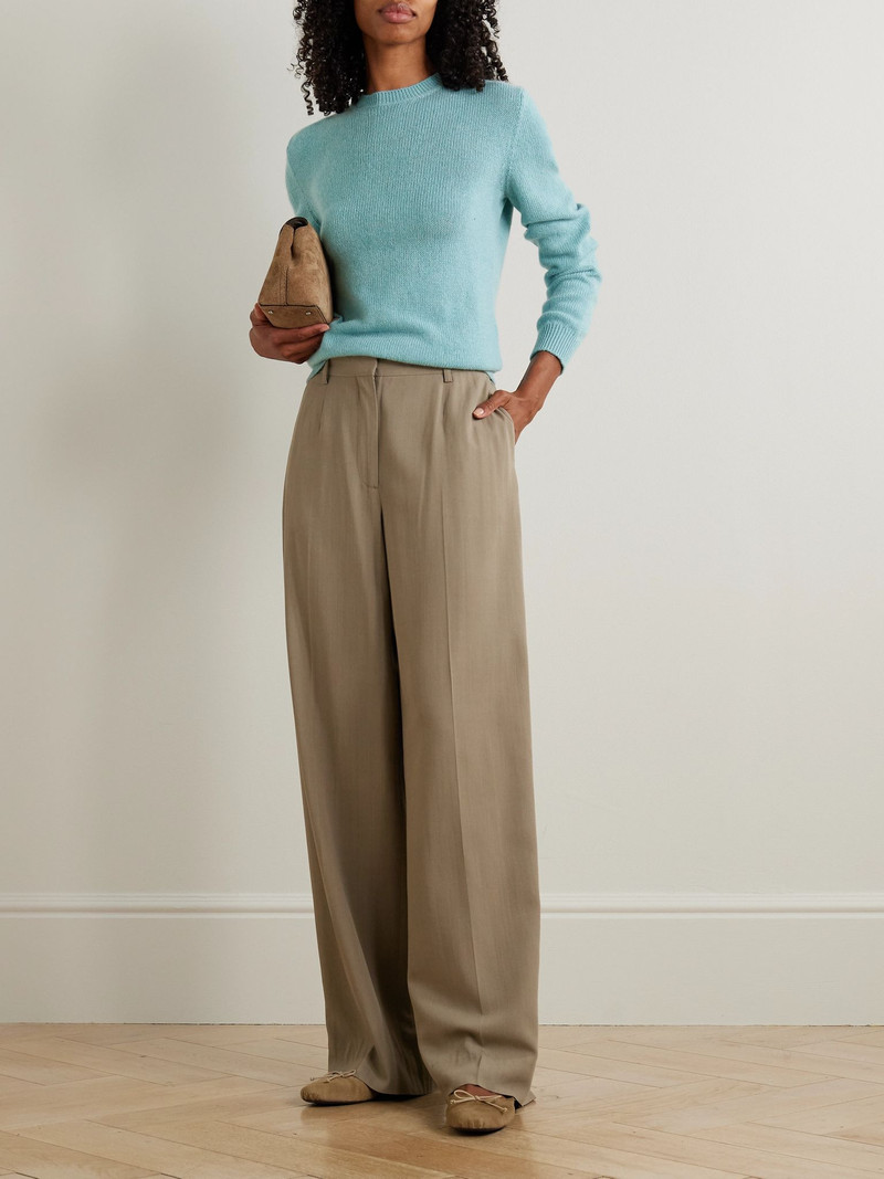 Loro Piana Fobello cashmere sweater Light blue outlook