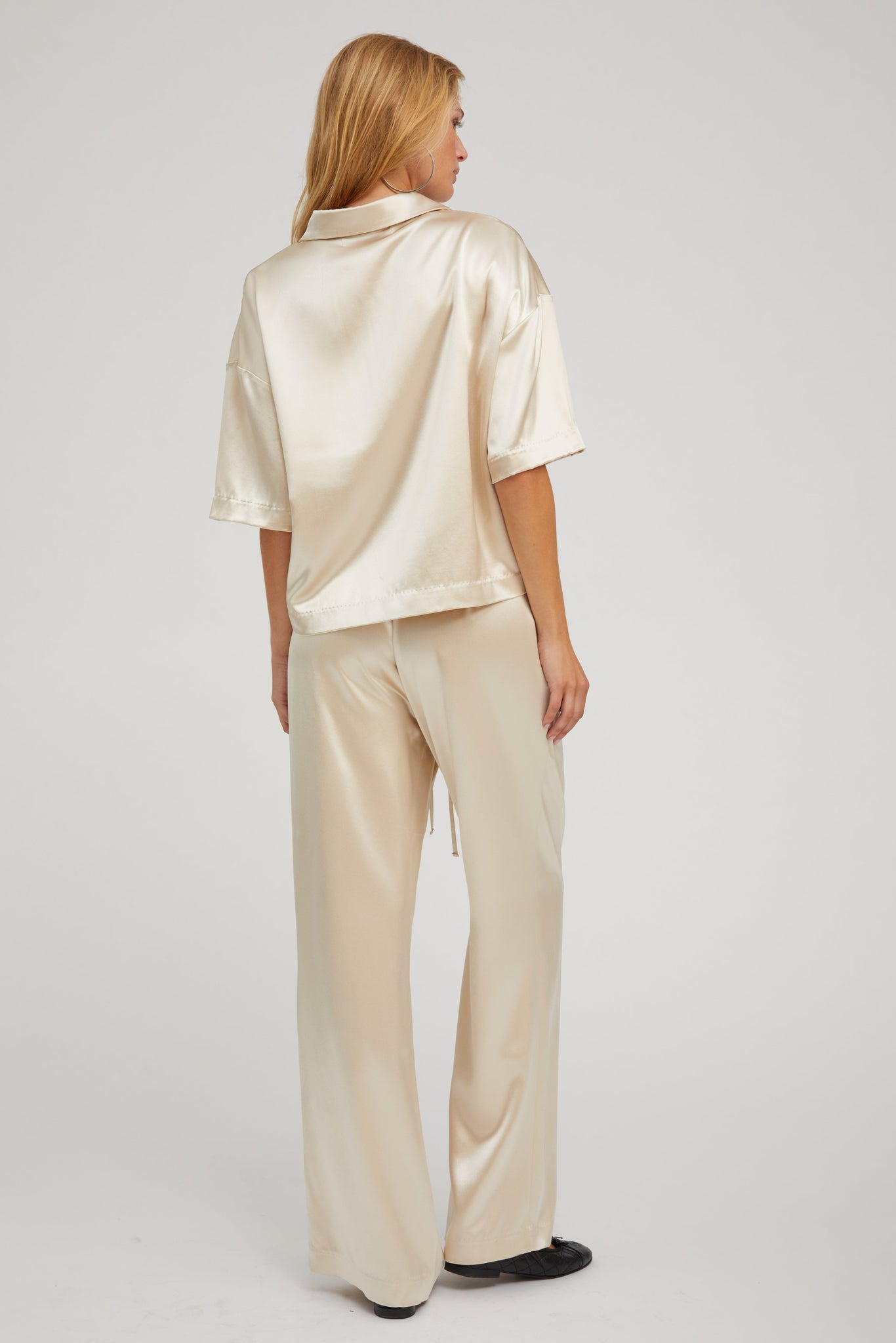 CHAMPAGNE SILK POLO - 4