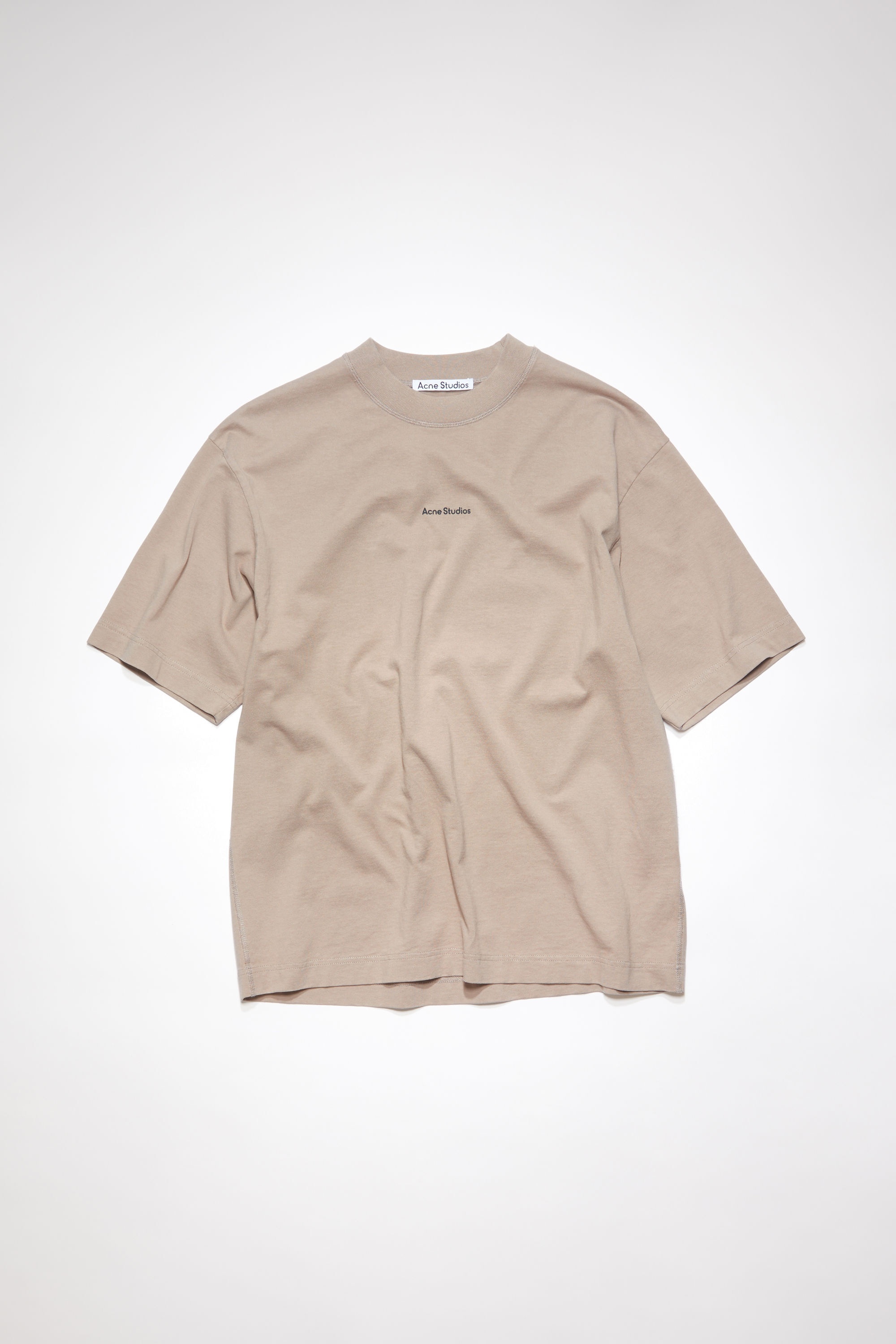 Logo t-shirt - Mushroom beige - 5