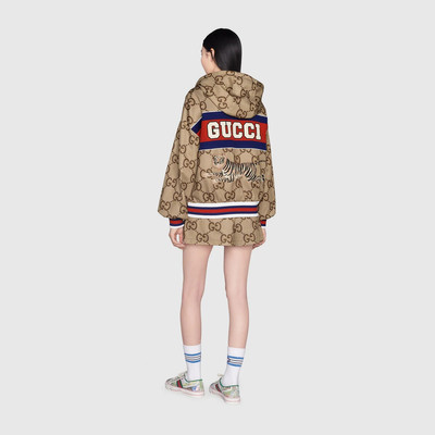 GUCCI Gucci Tiger jumbo GG jersey shorts outlook