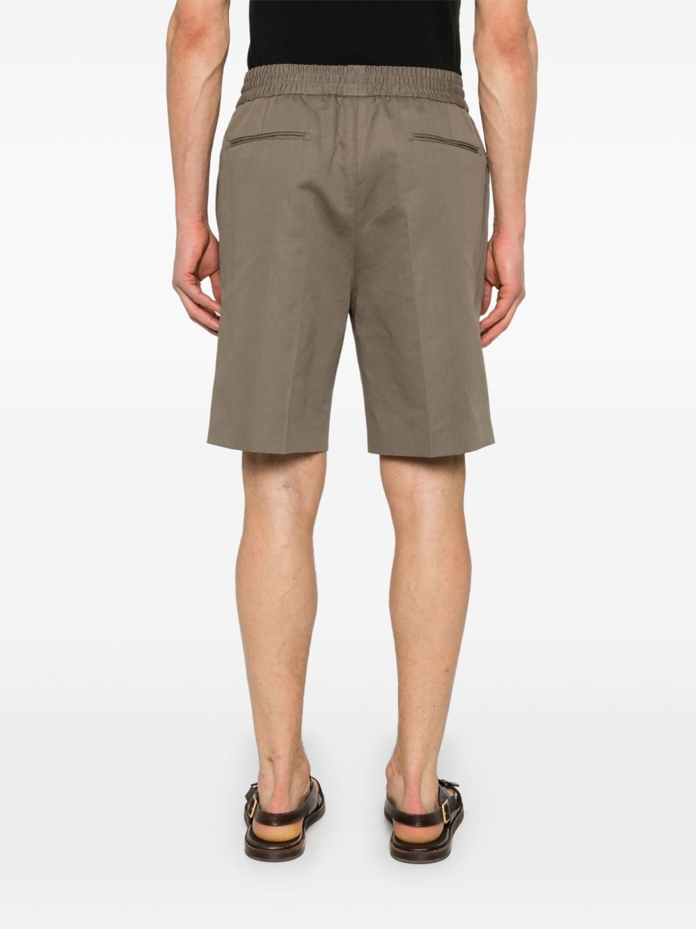 slub-texture shorts - 4