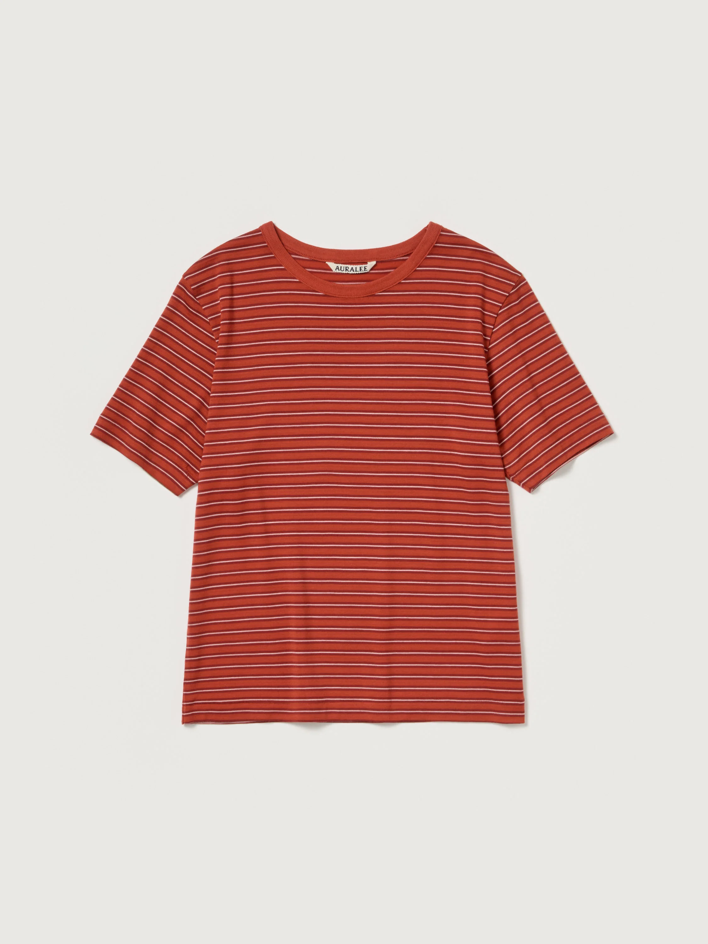 SOFT SMOOTH WOOL STRIPE JERSEY TEE - 1
