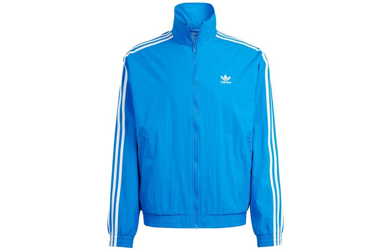adidas adidas Adicolor Woven Firebird Track Top Asia Sizing 'Blue' IT2496 outlook