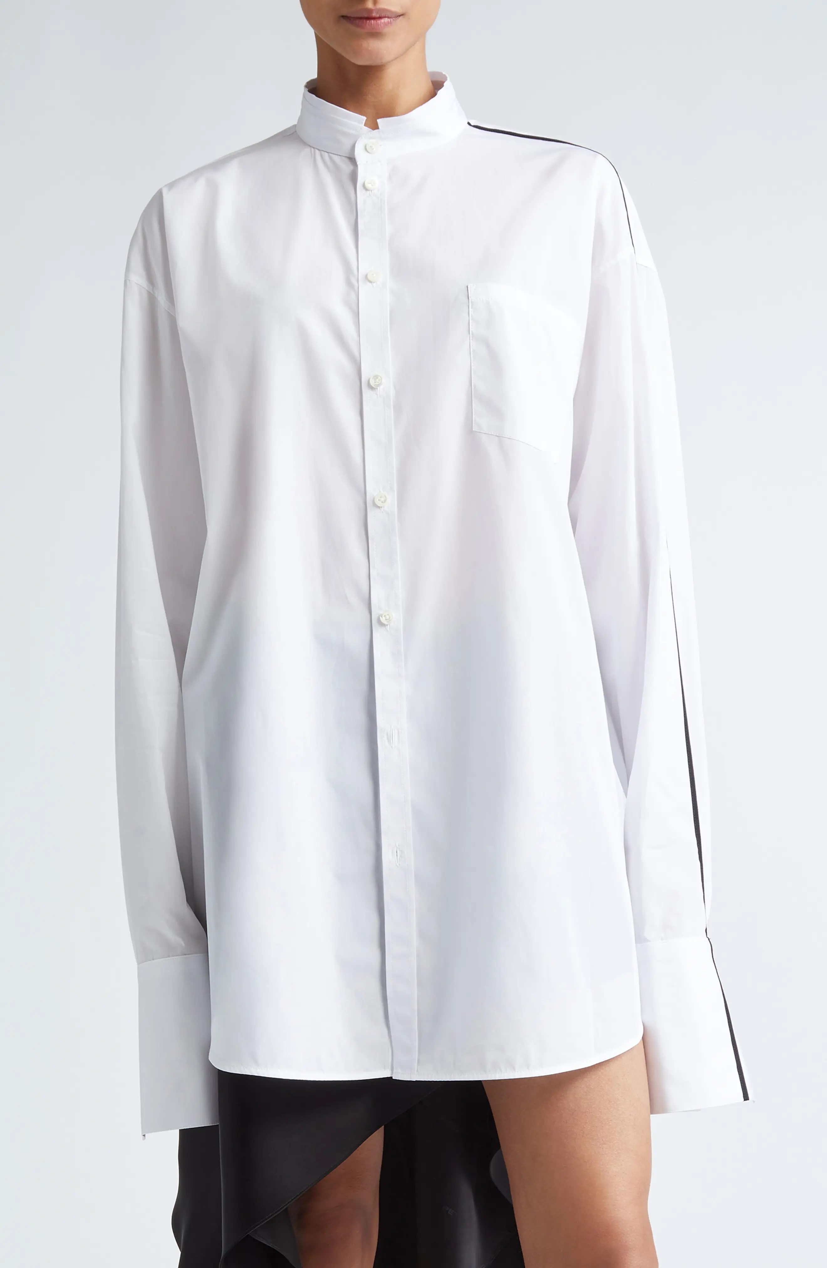 Peter Cotton Button-Up Shirt - 1