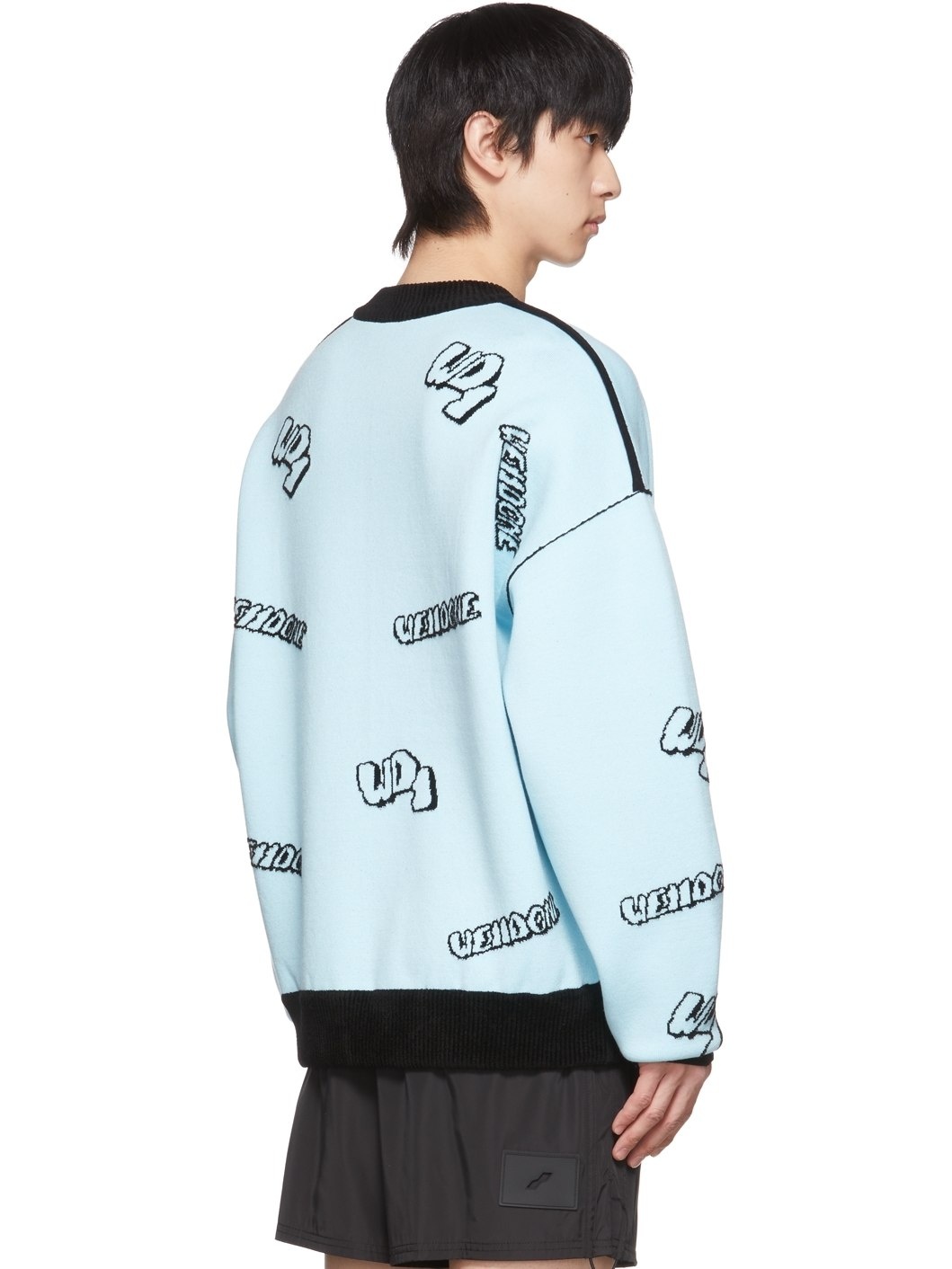 Blue & Black Reversible Sweater - 3