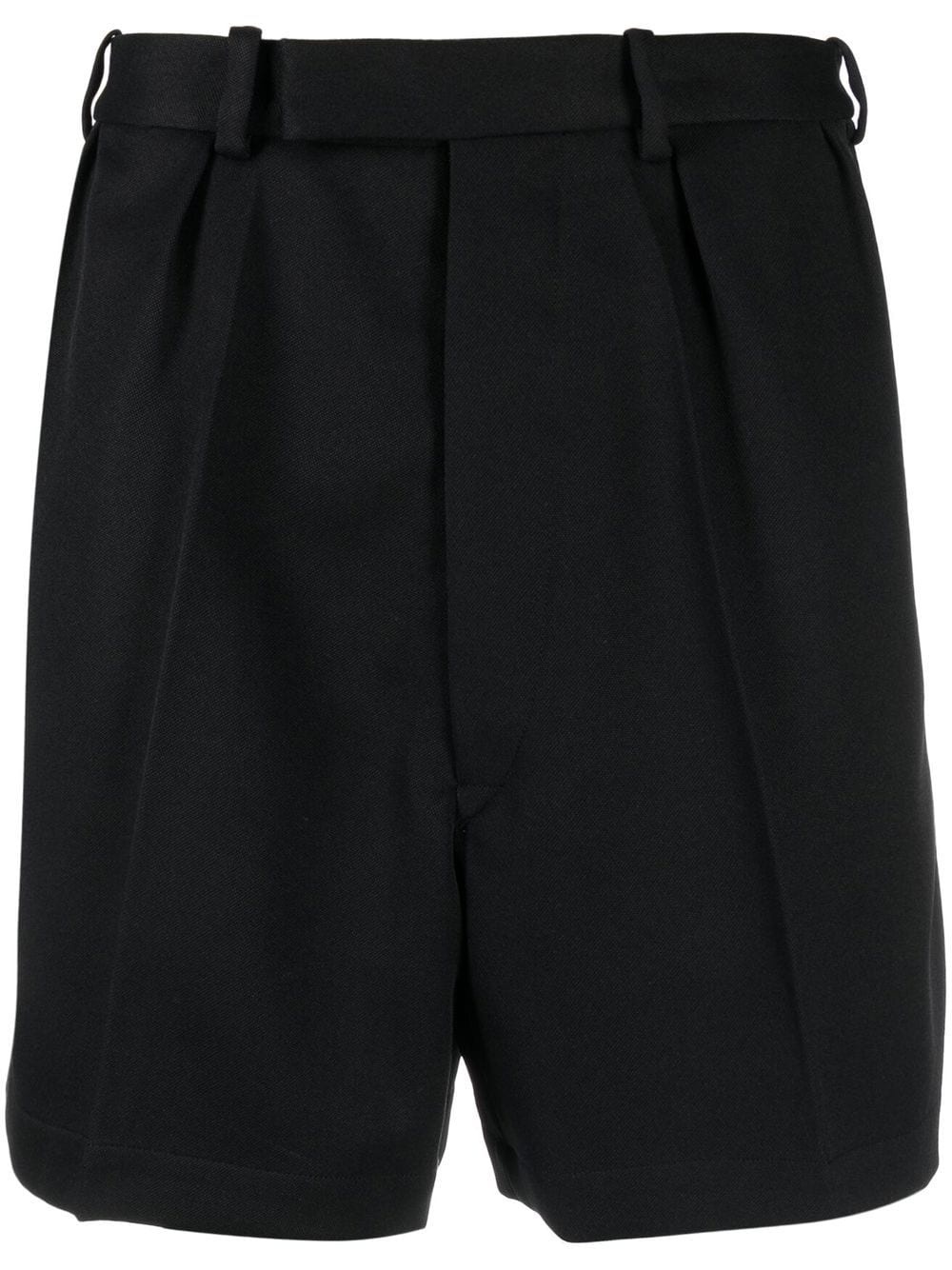 pleated tailored shorts - 1