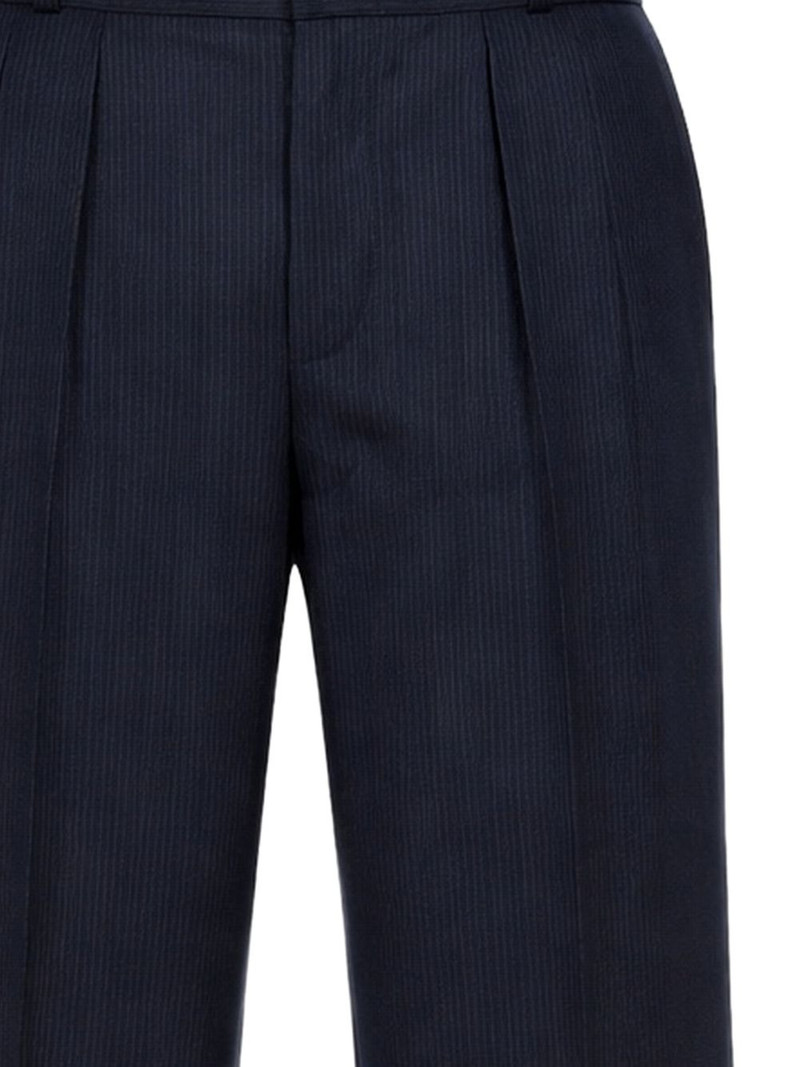 Maison Margiela pinstripe pleated trousers outlook