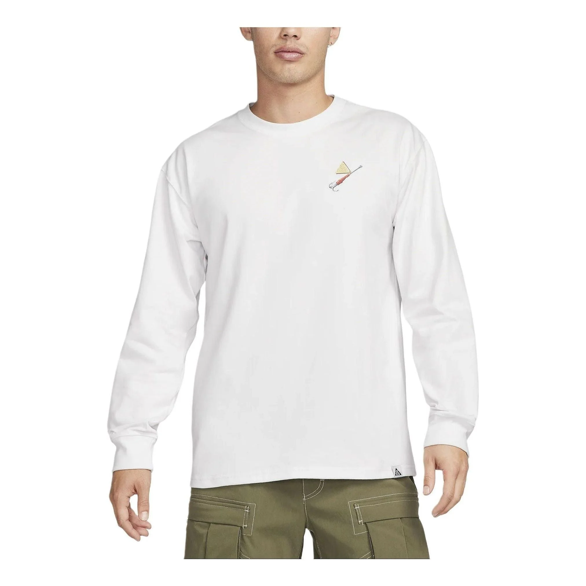 Nike ACG Graphic Long Sleeve T-shirt (Asia Sizing) 'White' FQ3728-121 - 1