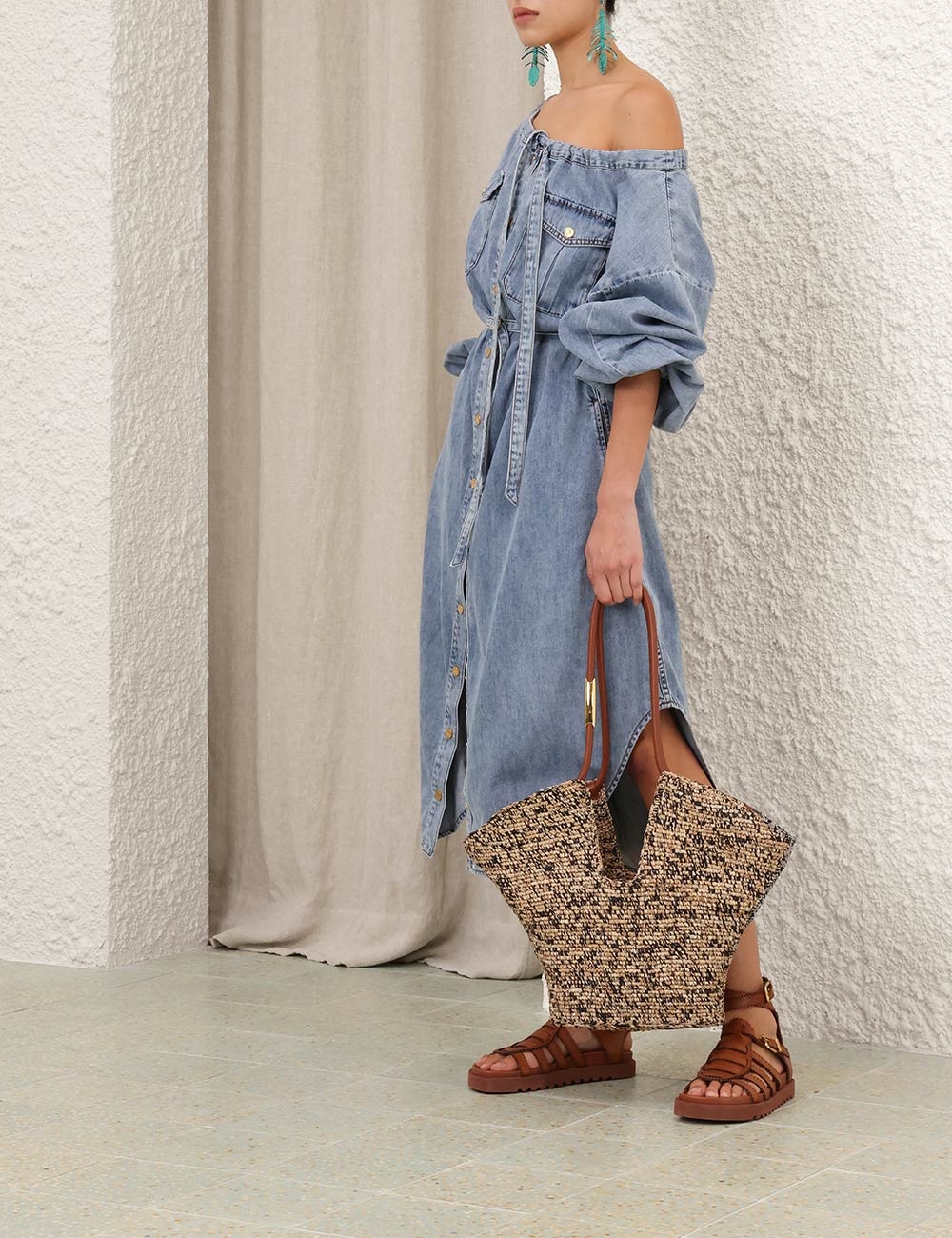 DENIM MIDI TUNIC - 8