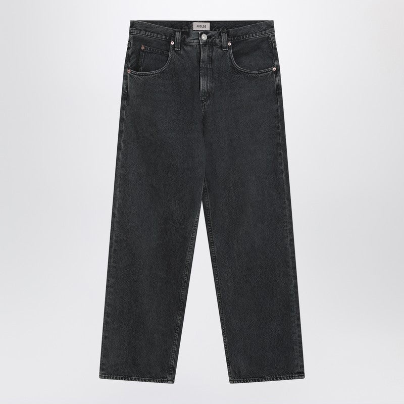 GRAY JEANS IN REGENERATED DENIM - 1