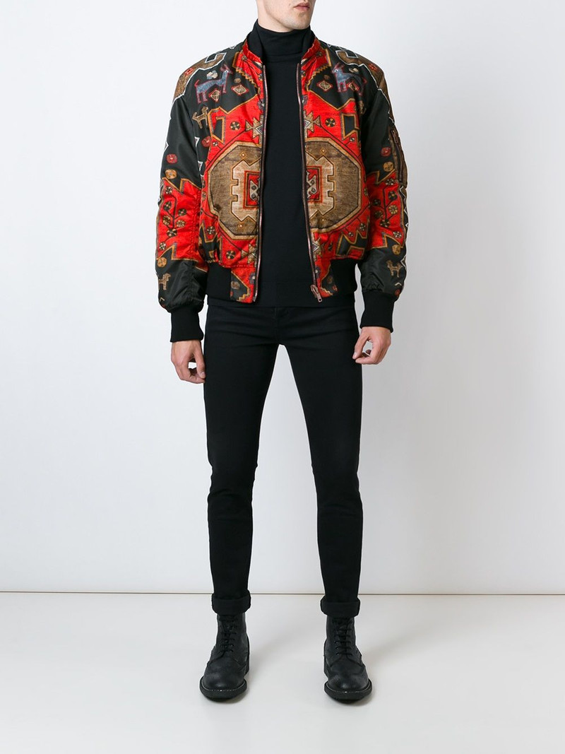 Givenchy Persian print bomber jacket outlook