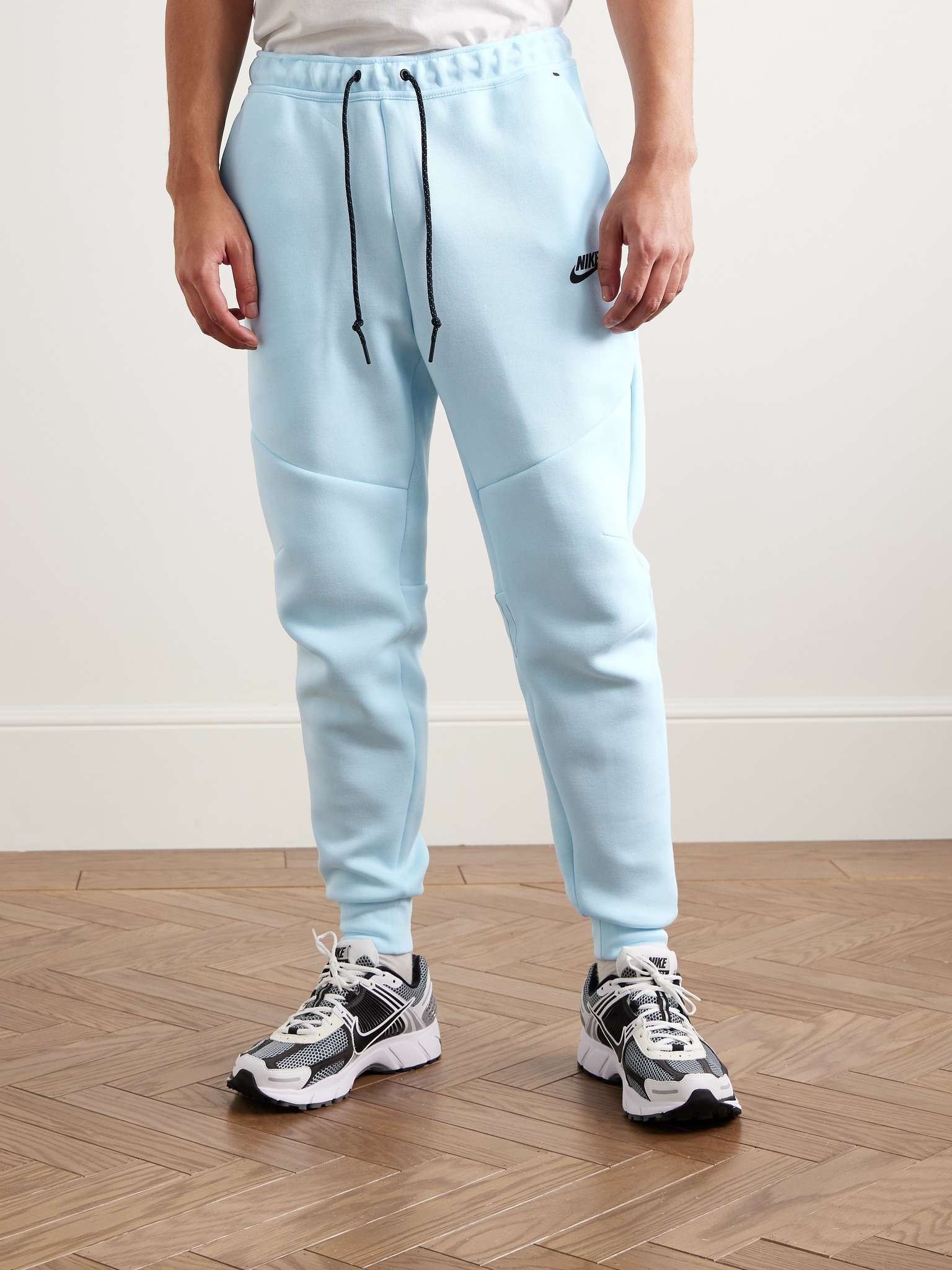 Slim-Fit Tapered Logo-Print Cotton-Blend Tech Fleece Sweatpants - 3