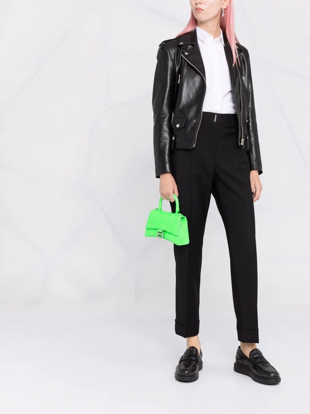 tailored straight-leg trousers - 2