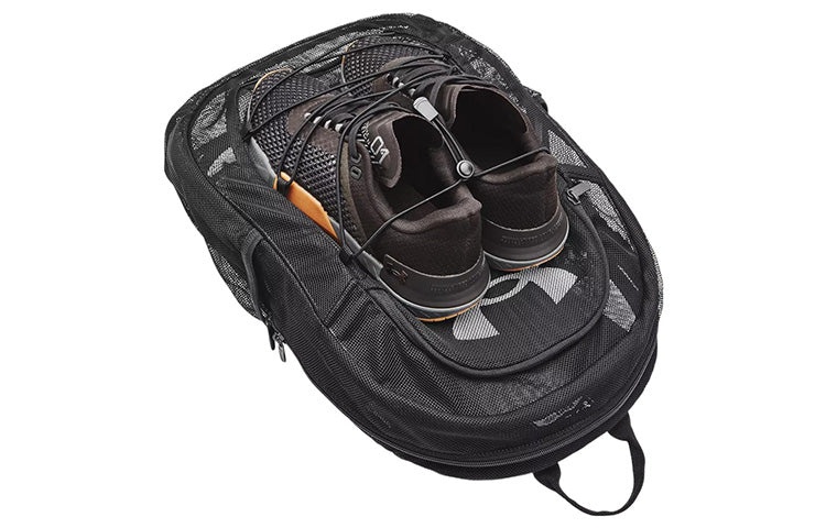 Under Armour Hustle Mesh Backpack 'Black Grey' 1372288-001 - 3