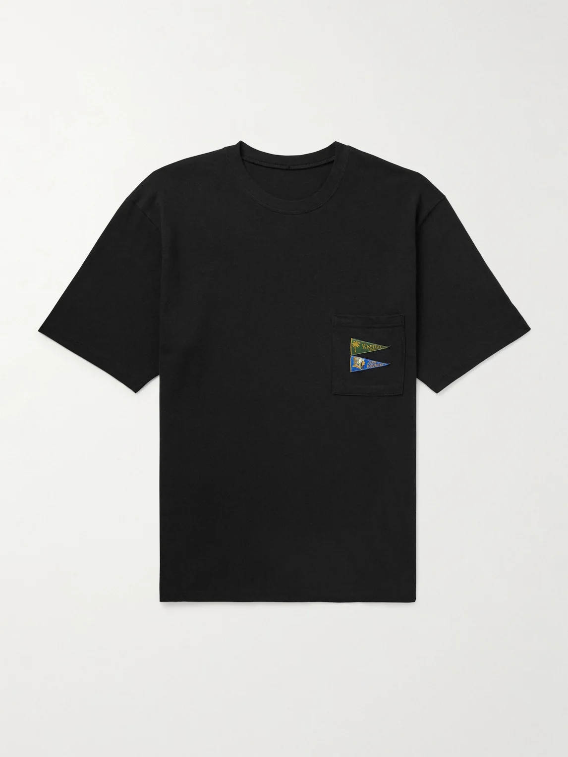 Logo-Appliquéd Cotton-Jersey T-Shirt - 1