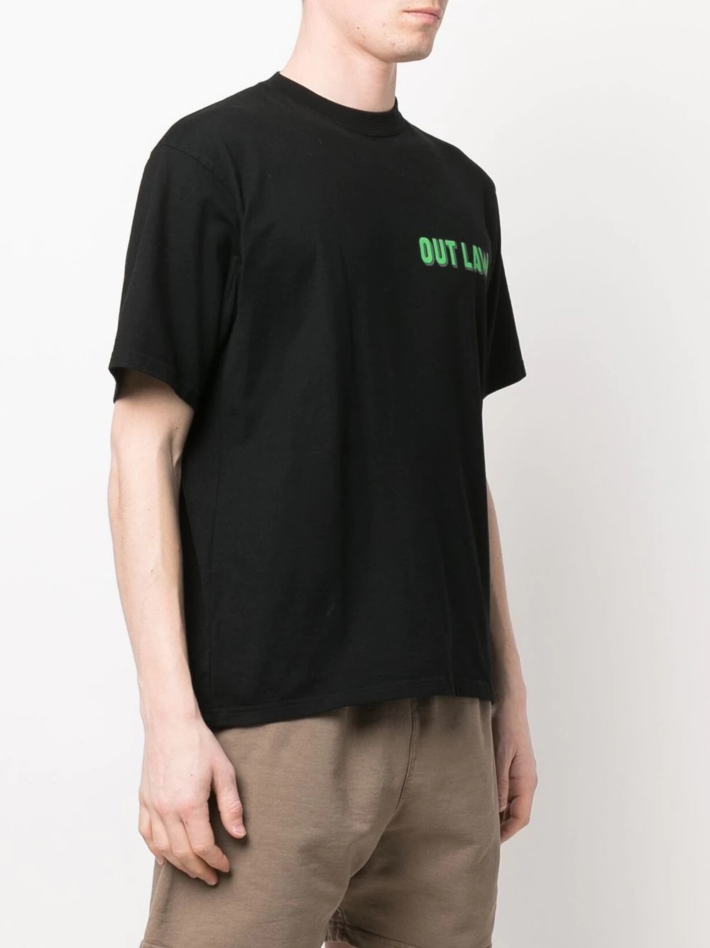 Out Law graphic-print T-shirt - 4