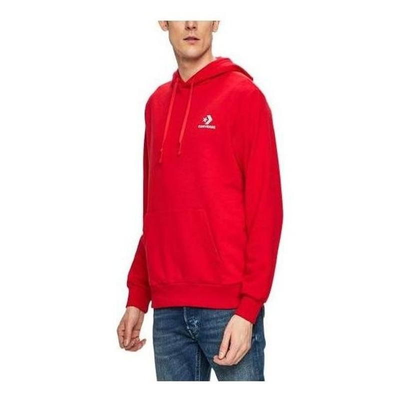 Converse Star Chevron Embroidered Pullover Sweatshirt 'Red' 10008926-A05 - 1