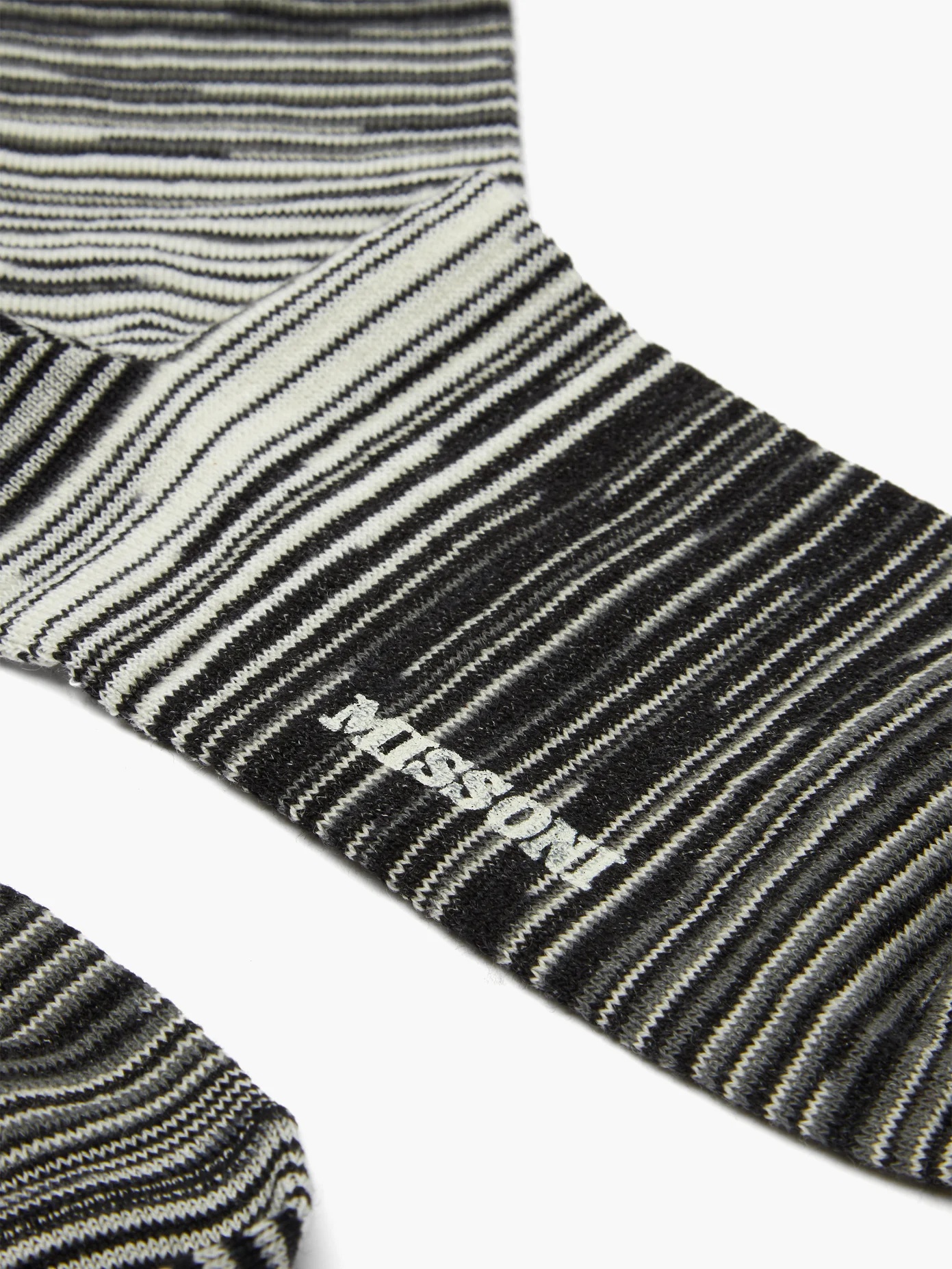 Striped cotton-blend socks - 2