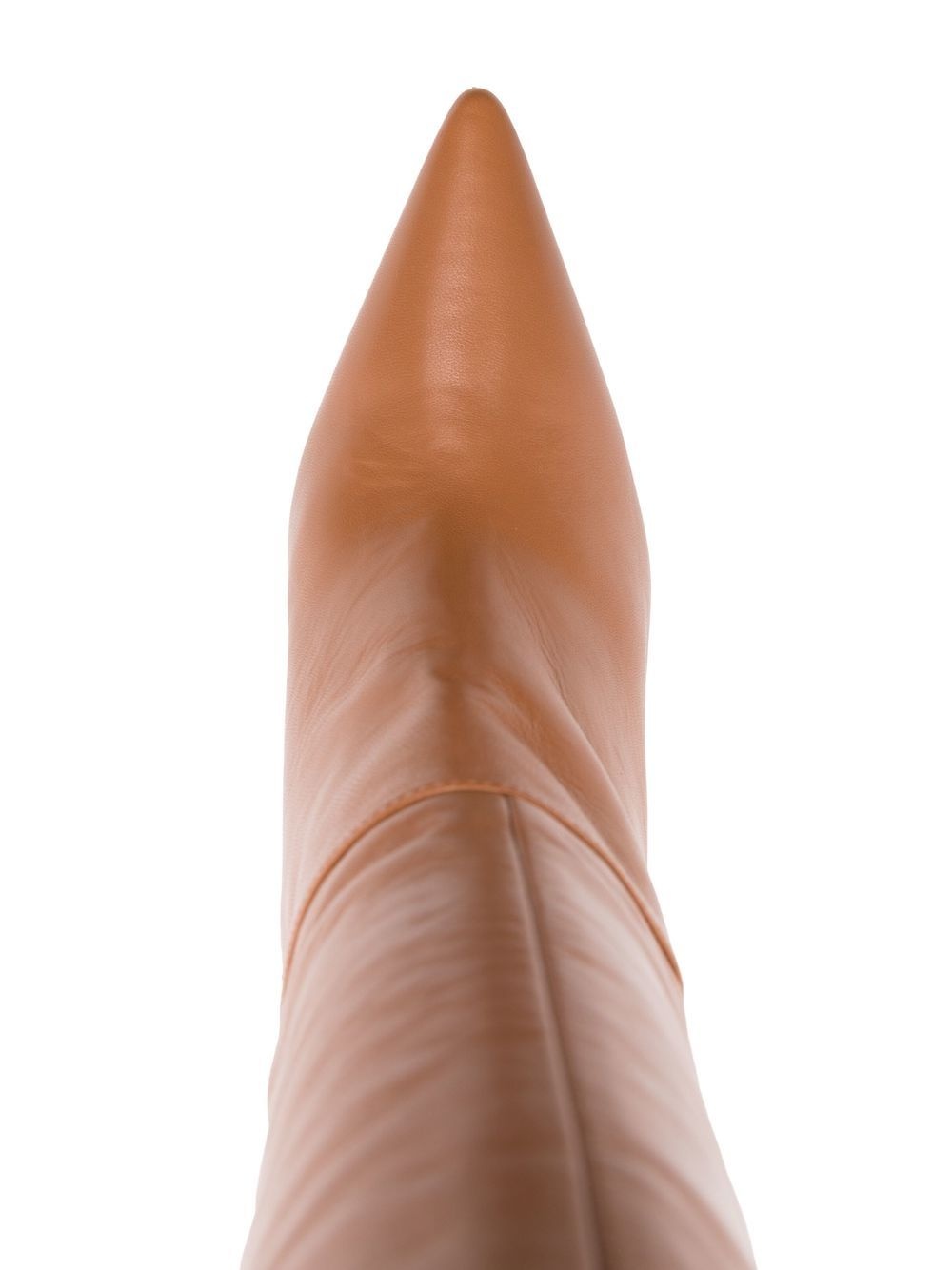 pointed 115mm leather boots - 4