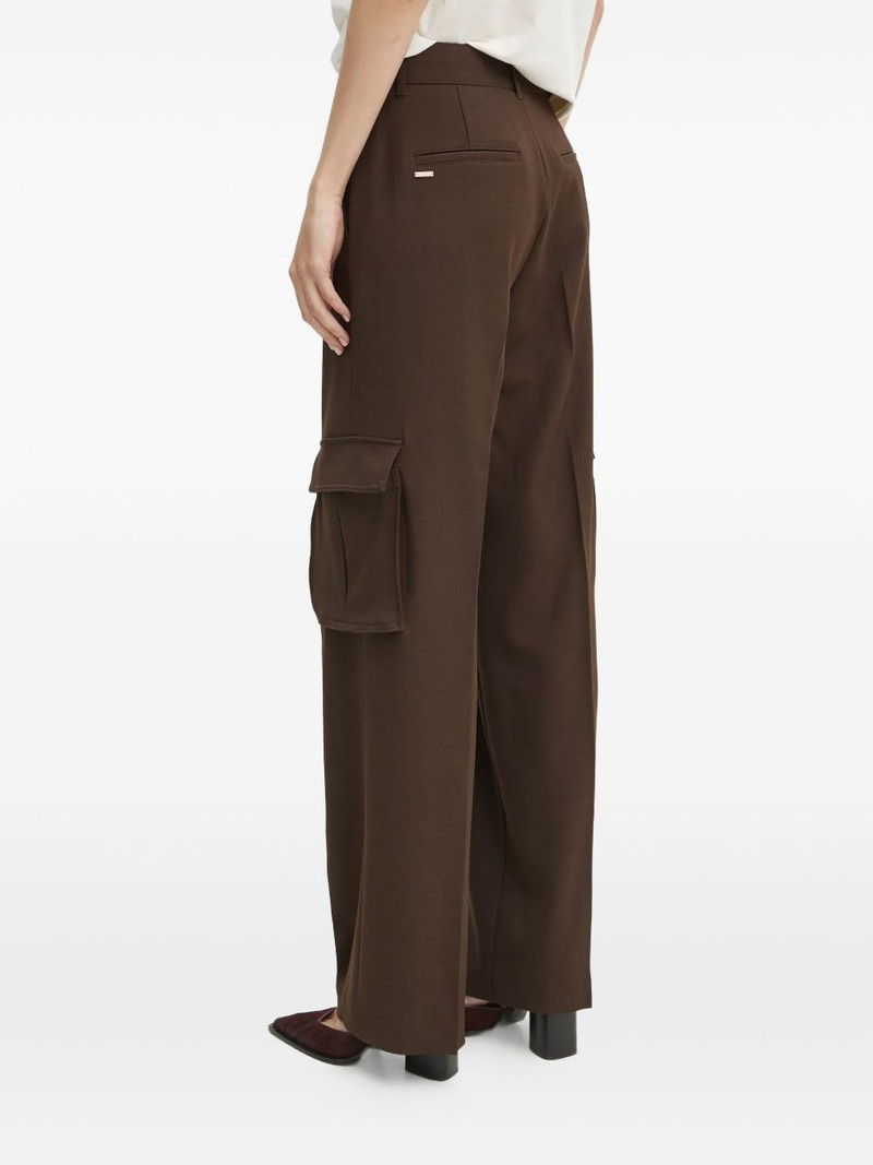 pleated cargo-pocket trousers 3