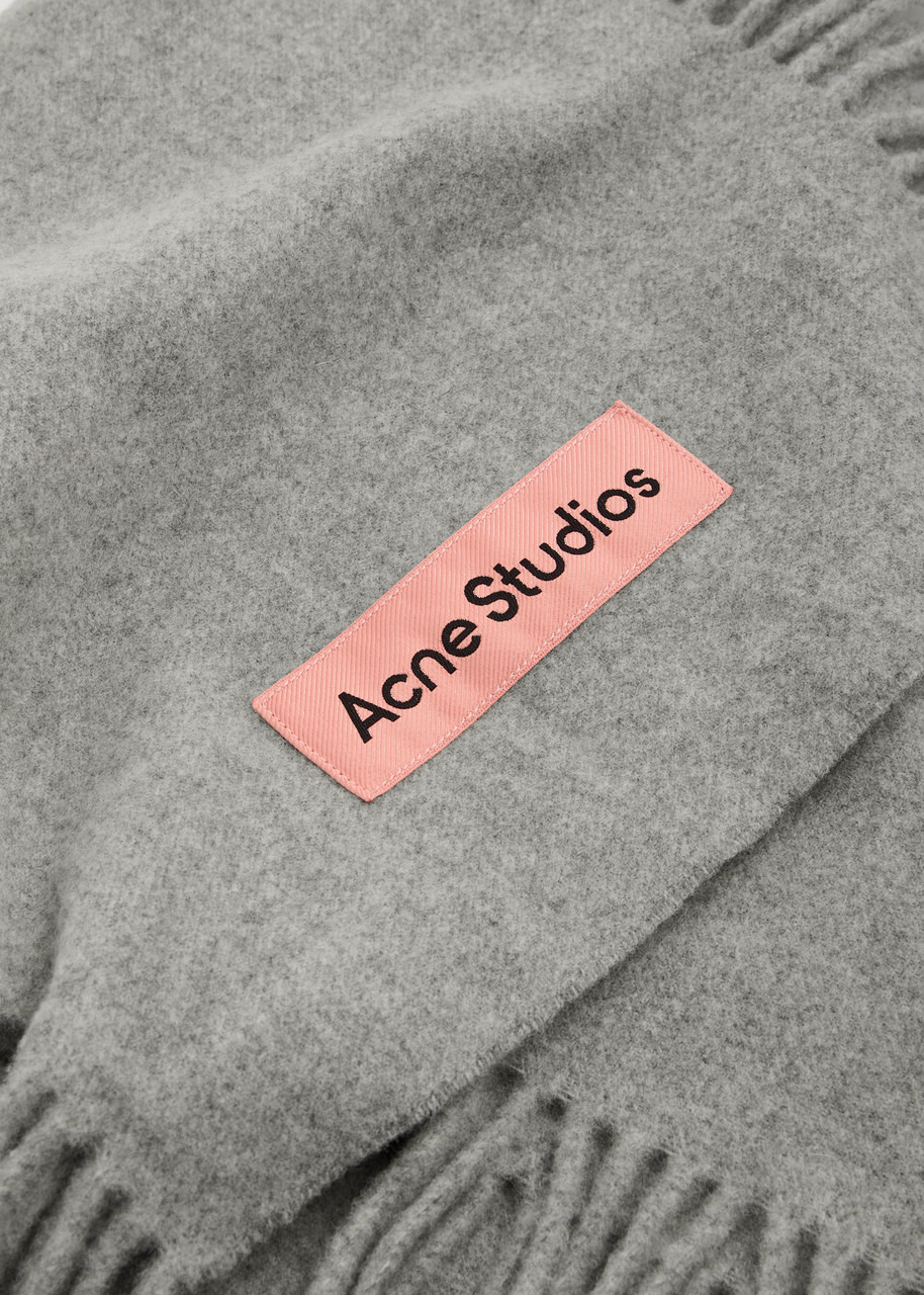Acne Studios Canada Cancan Fringed Wool Scarf - 3