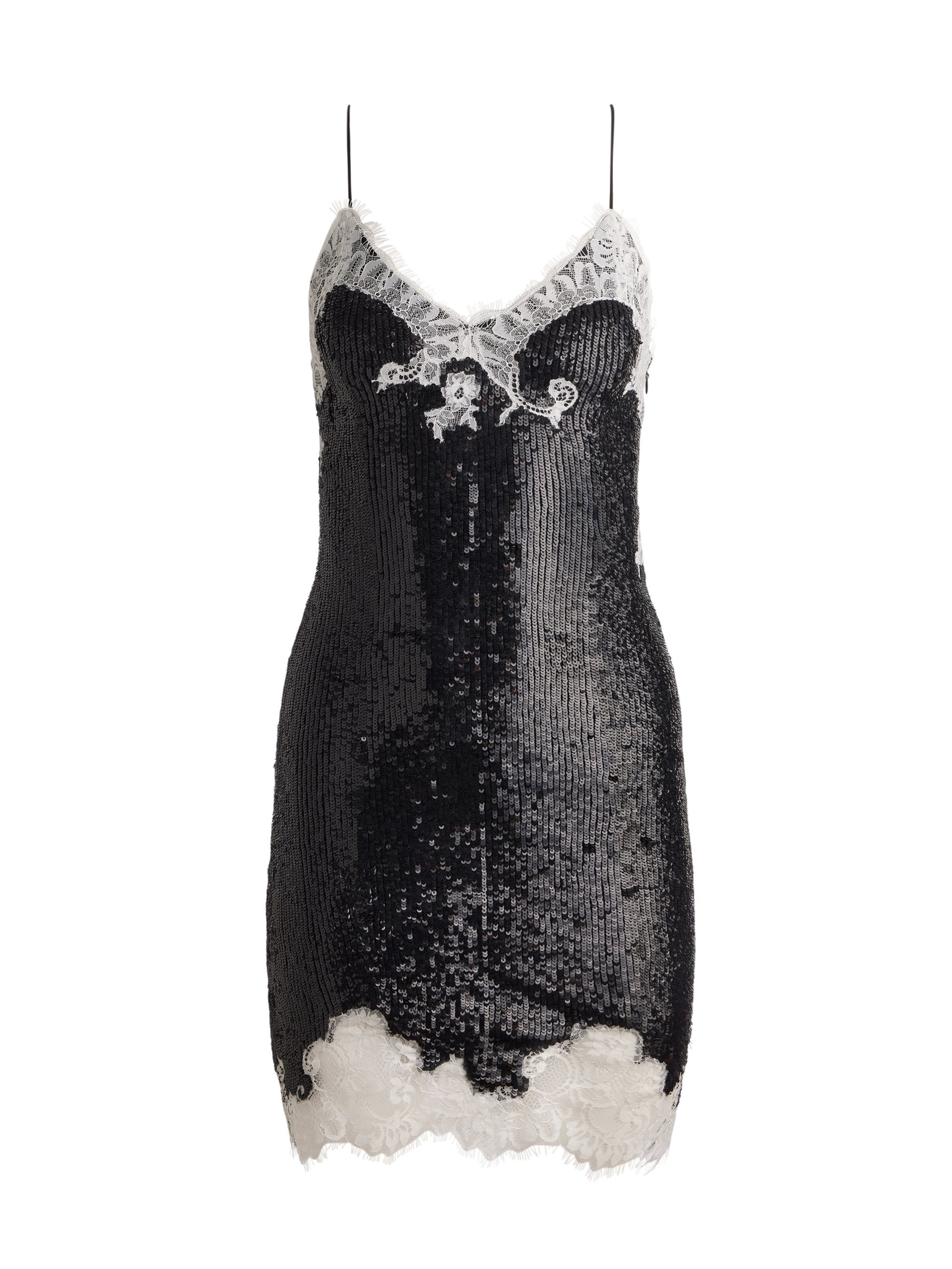HARLEY SEQUIN MINI SLIP DRESS - 1