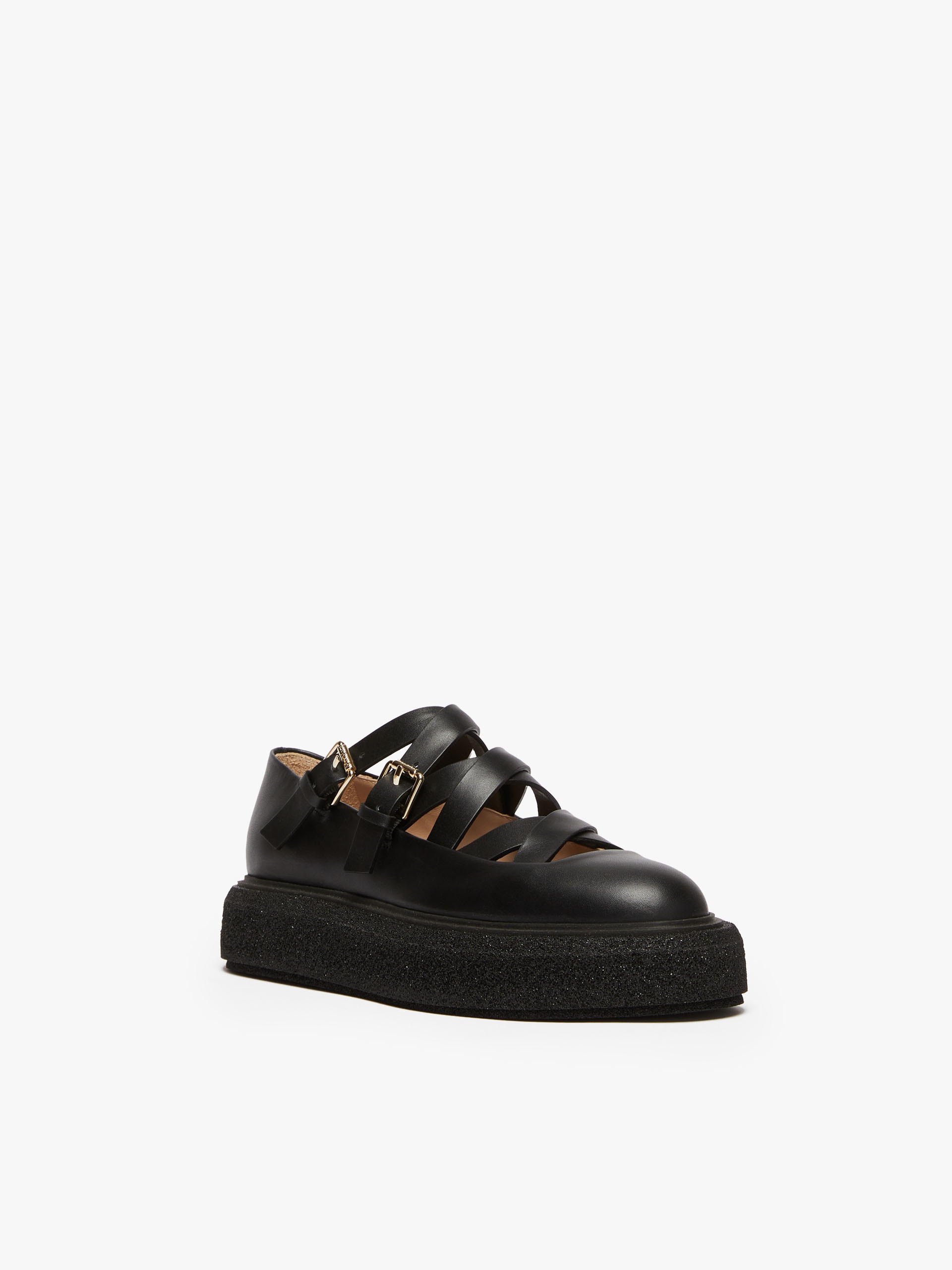 ROCKBALLET Leather ballet flats with straps - 2