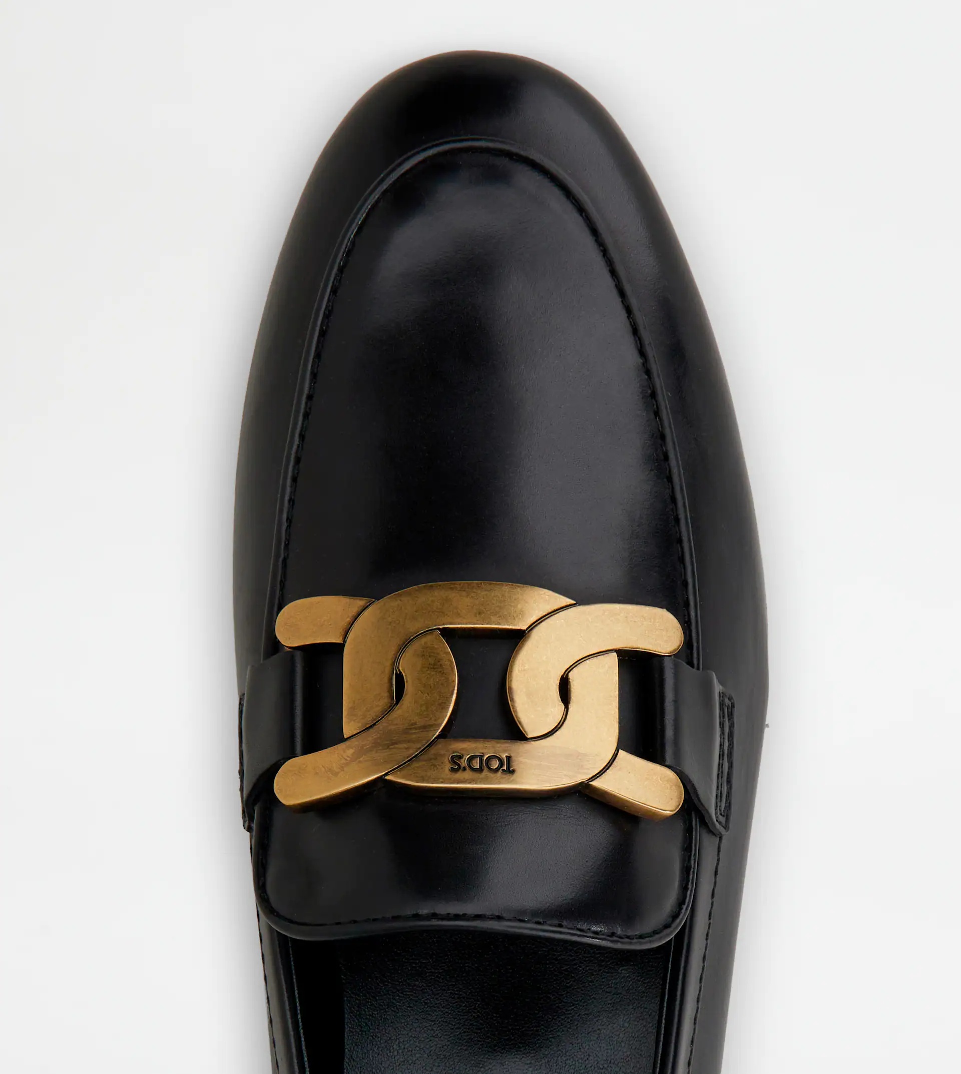 KATE LOAFERS IN LEATHER - BLACK - 7