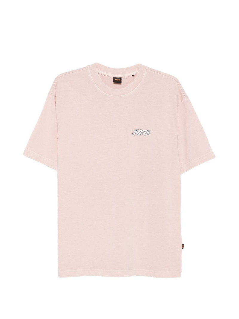 surfboard-print T-shirt 1
