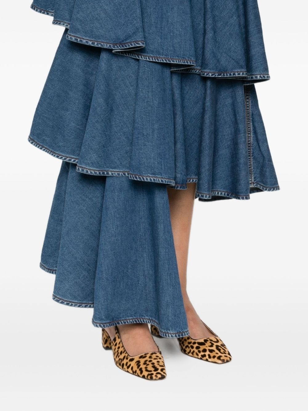 ruffled tiered skirt - 3