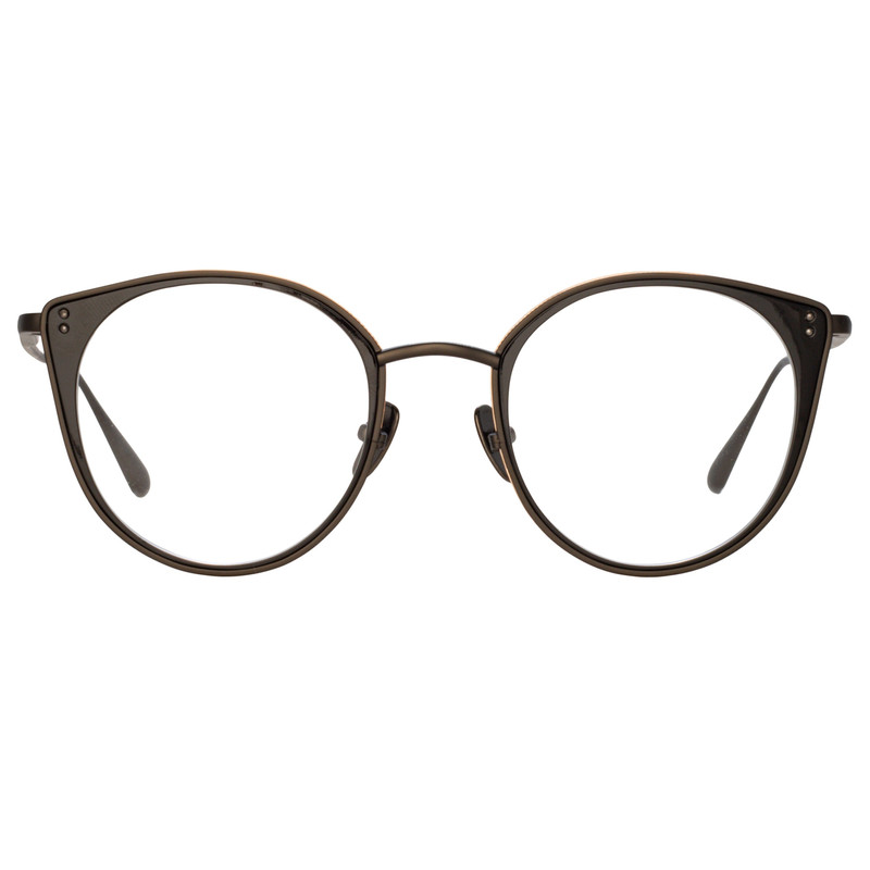 NEUSA OVAL OPTICAL FRAME IN NICKEL 1