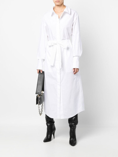 PATOU belted long shirt dress outlook