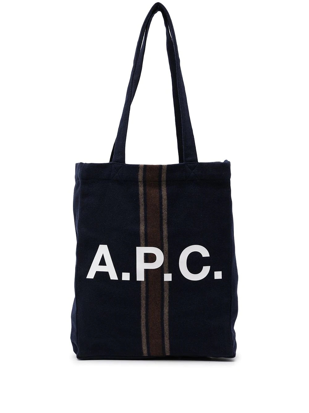 logo-print tote bag - 1