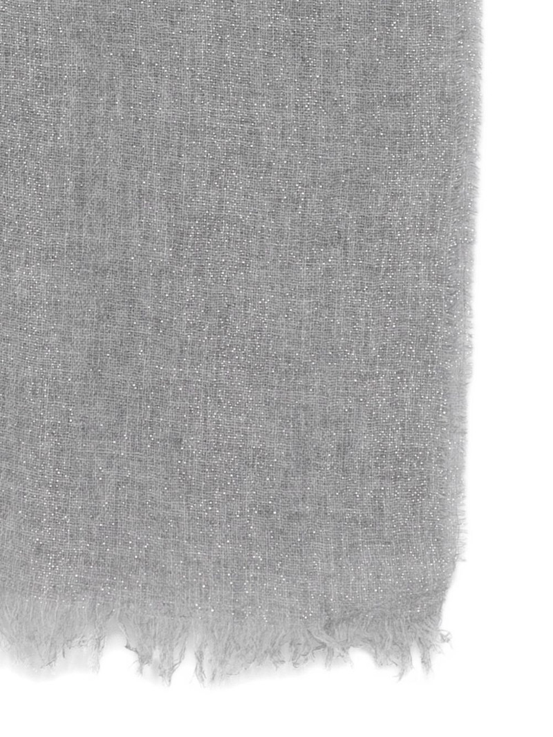 PESERICO fringed scarf outlook