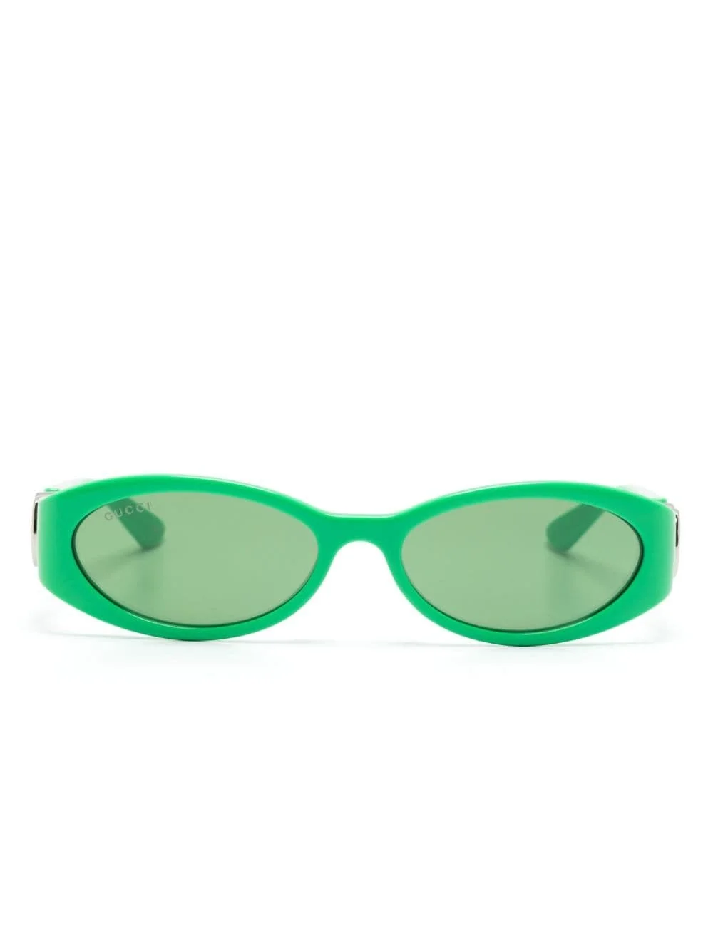 Interlocking G oval-frame sunglasses - 1