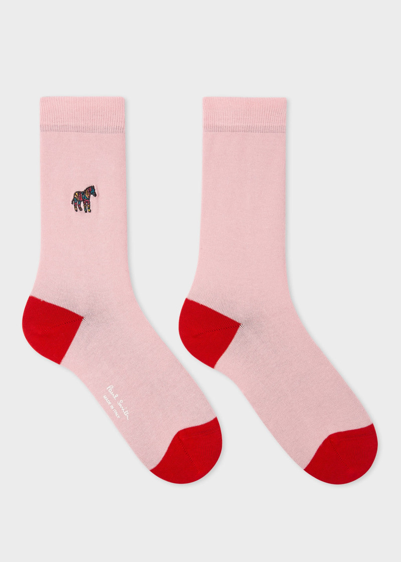 Paul Smith 'Swirl' Embroidered Zebra Socks outlook
