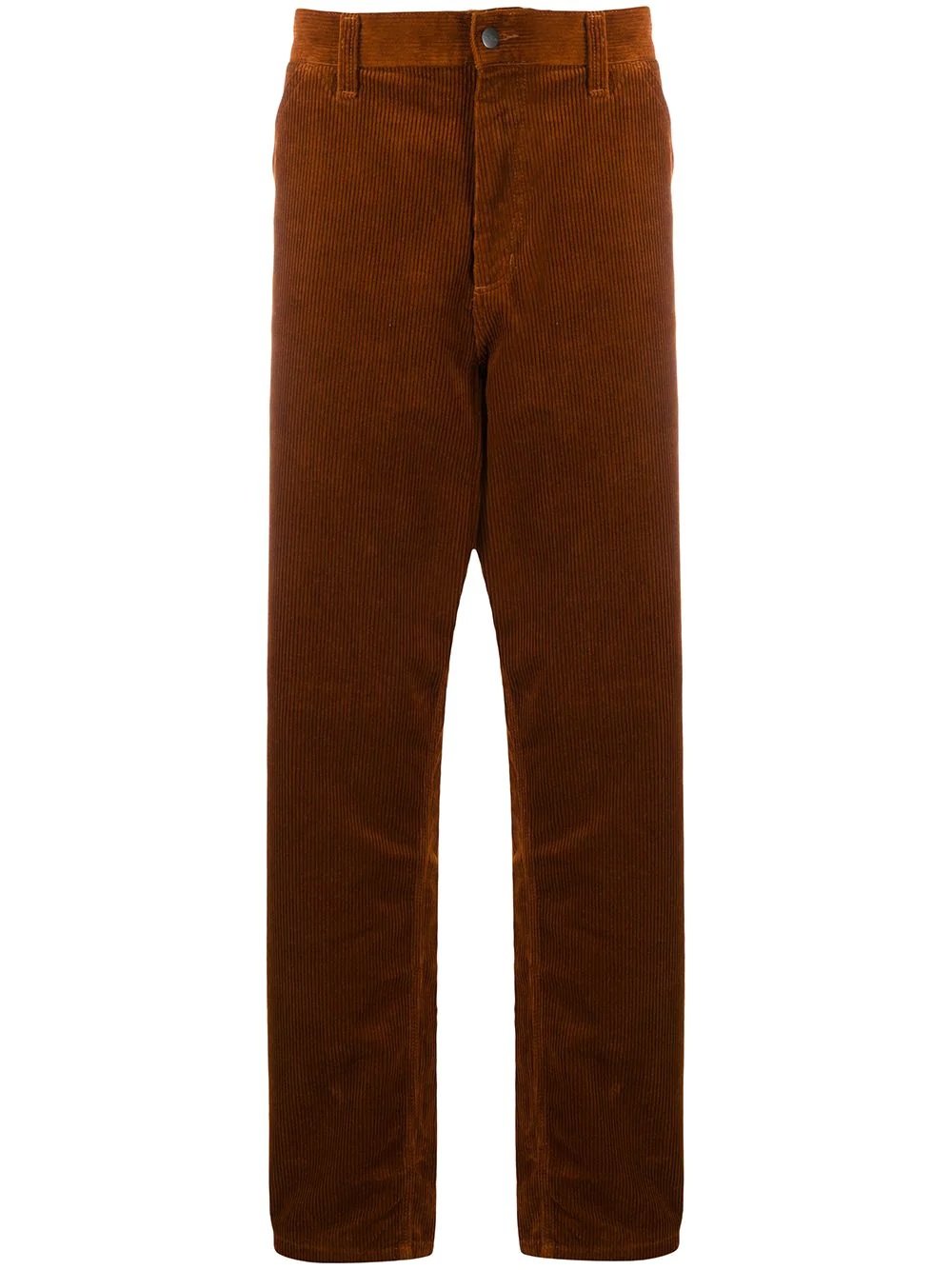 wide-leg corduroy trousers - 1