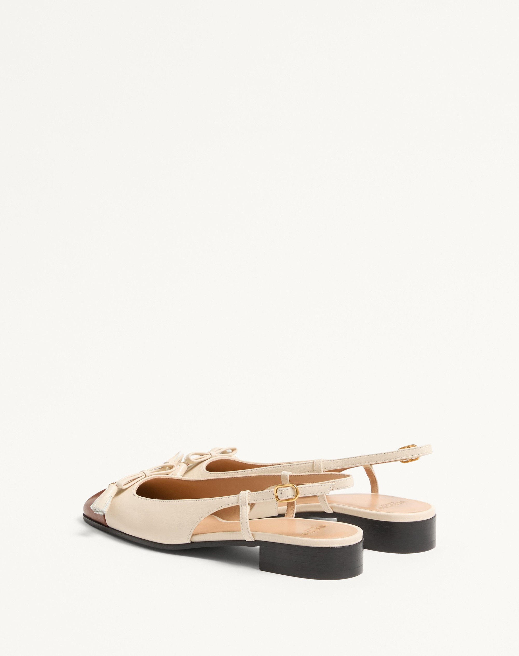Valentino VALET DU ROI KID SLINGBACK BALLERINA 25MMM