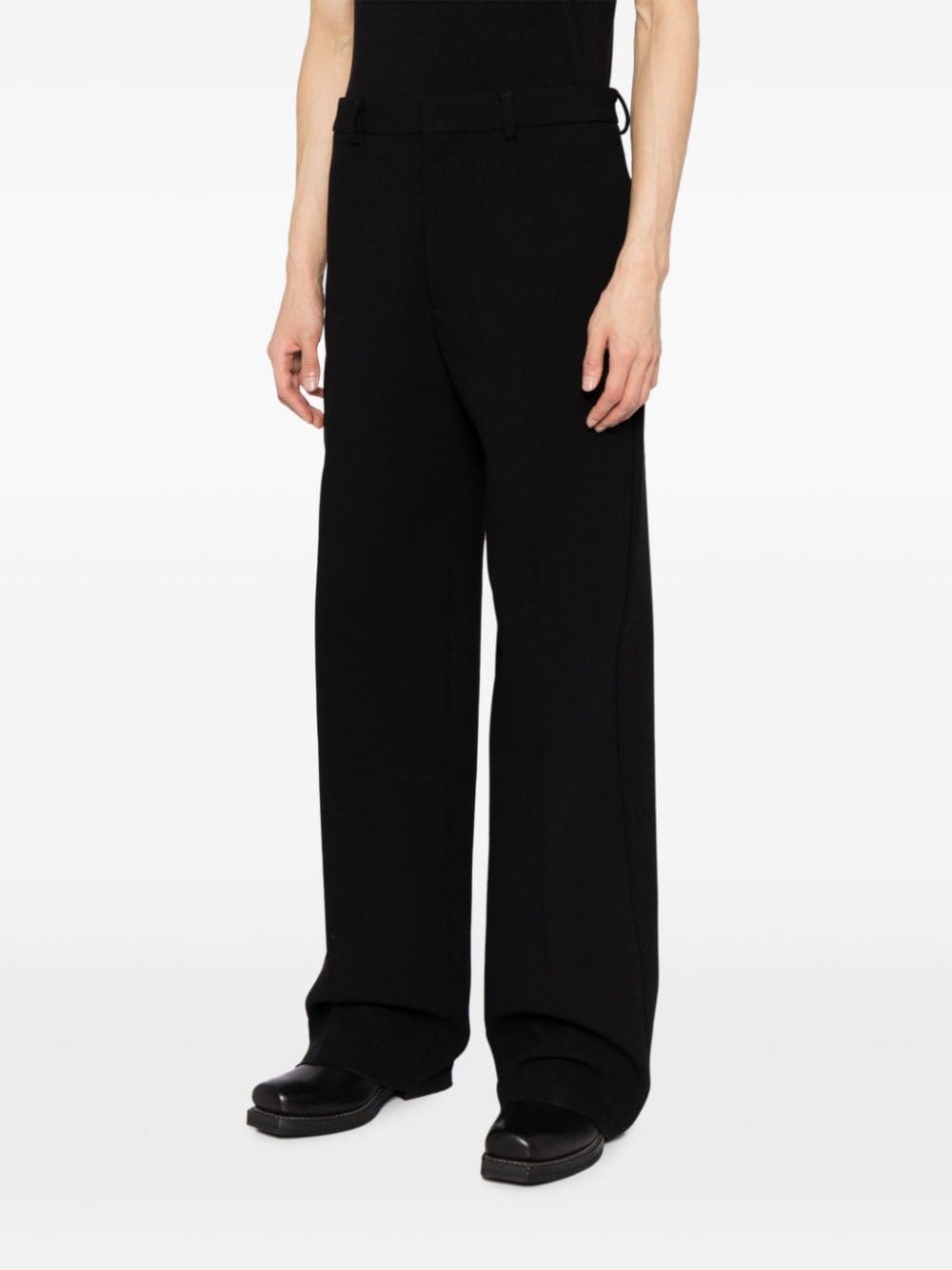 virgin-wool tailored trousers - 3