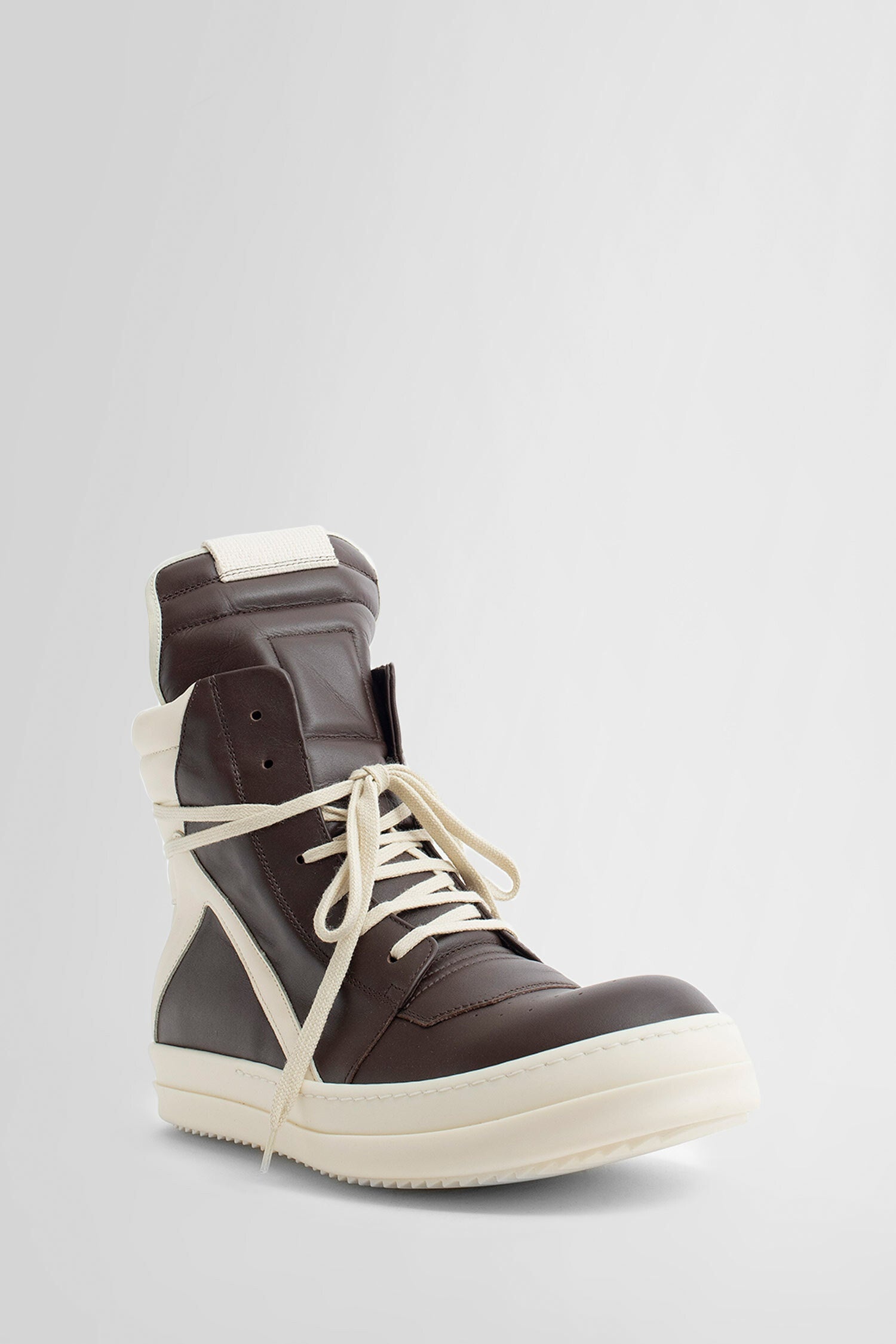 RICK OWENS MAN BROWN SNEAKERS - 2