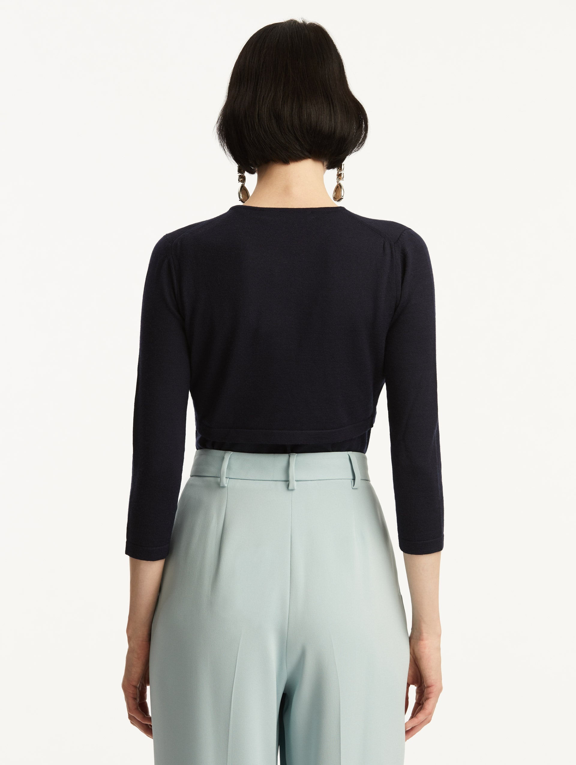 WOOL-BLEND BOLERO - 4