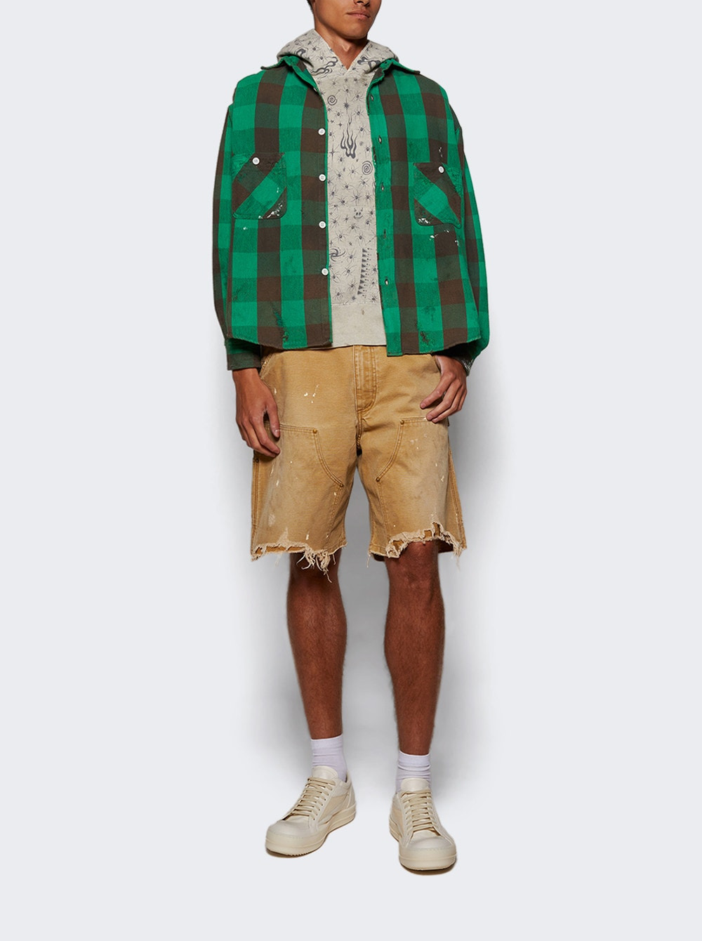 Flannel Check Shirt Green - 5