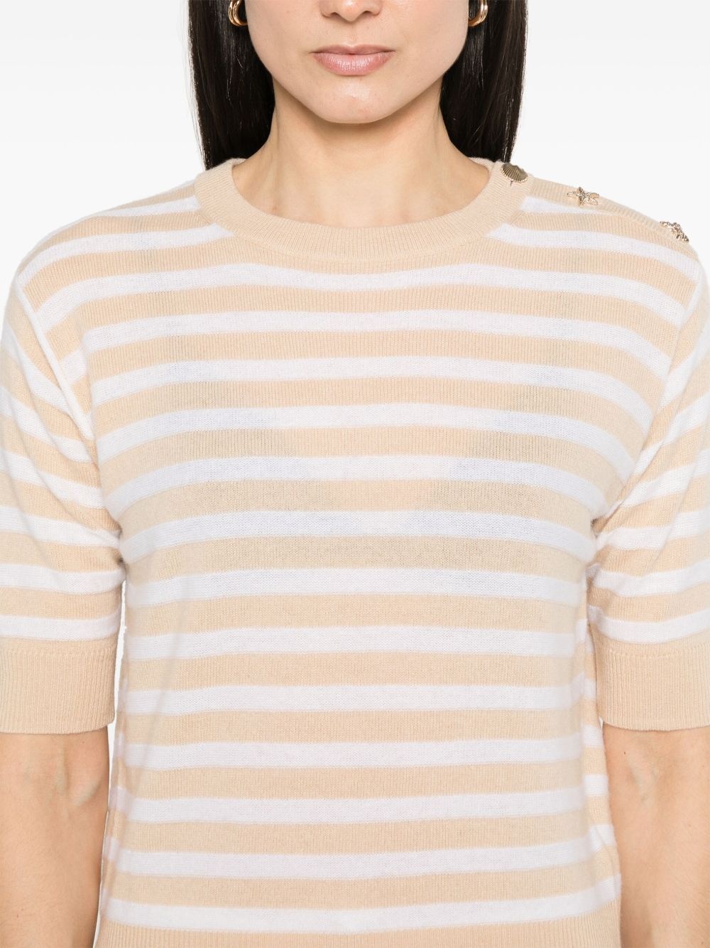 striped T-shirt - 5