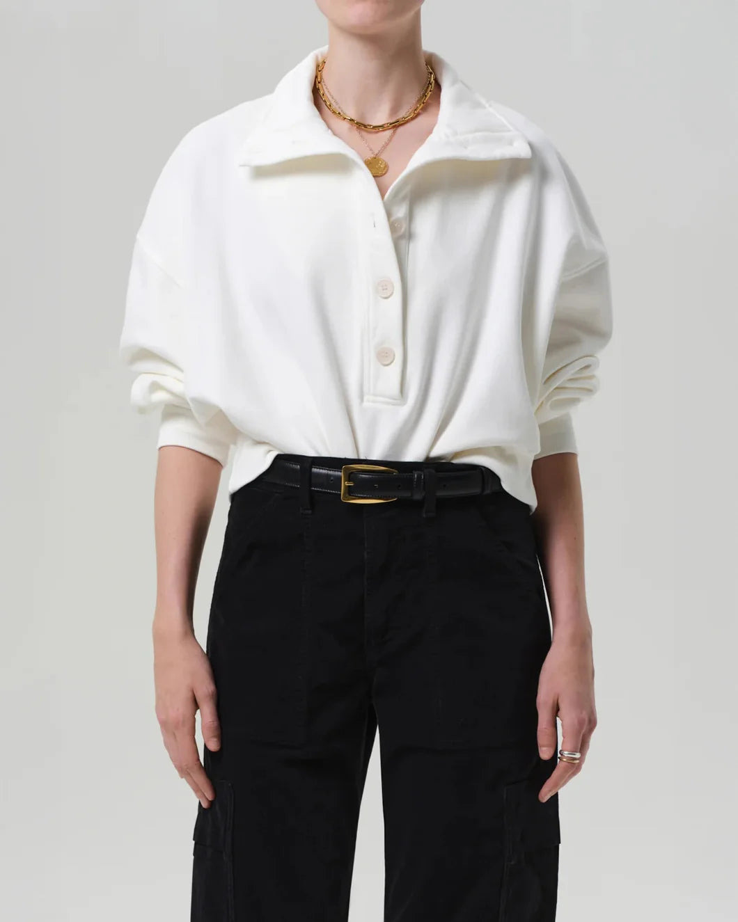 MIRELLE FUNNEL NECK IN PASHMINA - 3