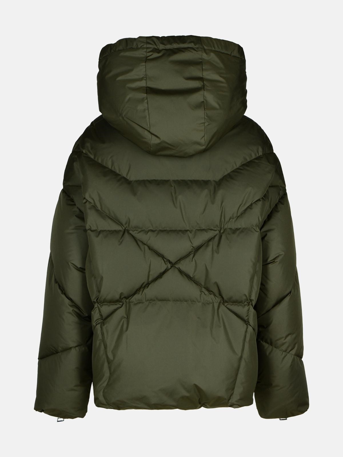 Khrisjoy 'ICONIC' GREEN POLYESTER BLEND DOWN JACKET | REVERSIBLE