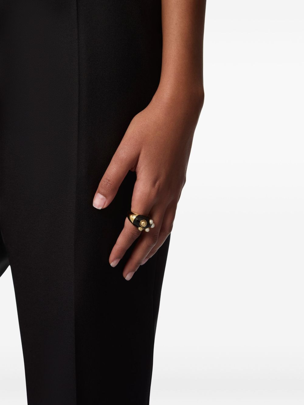 Drops of Light embellished ring - 2