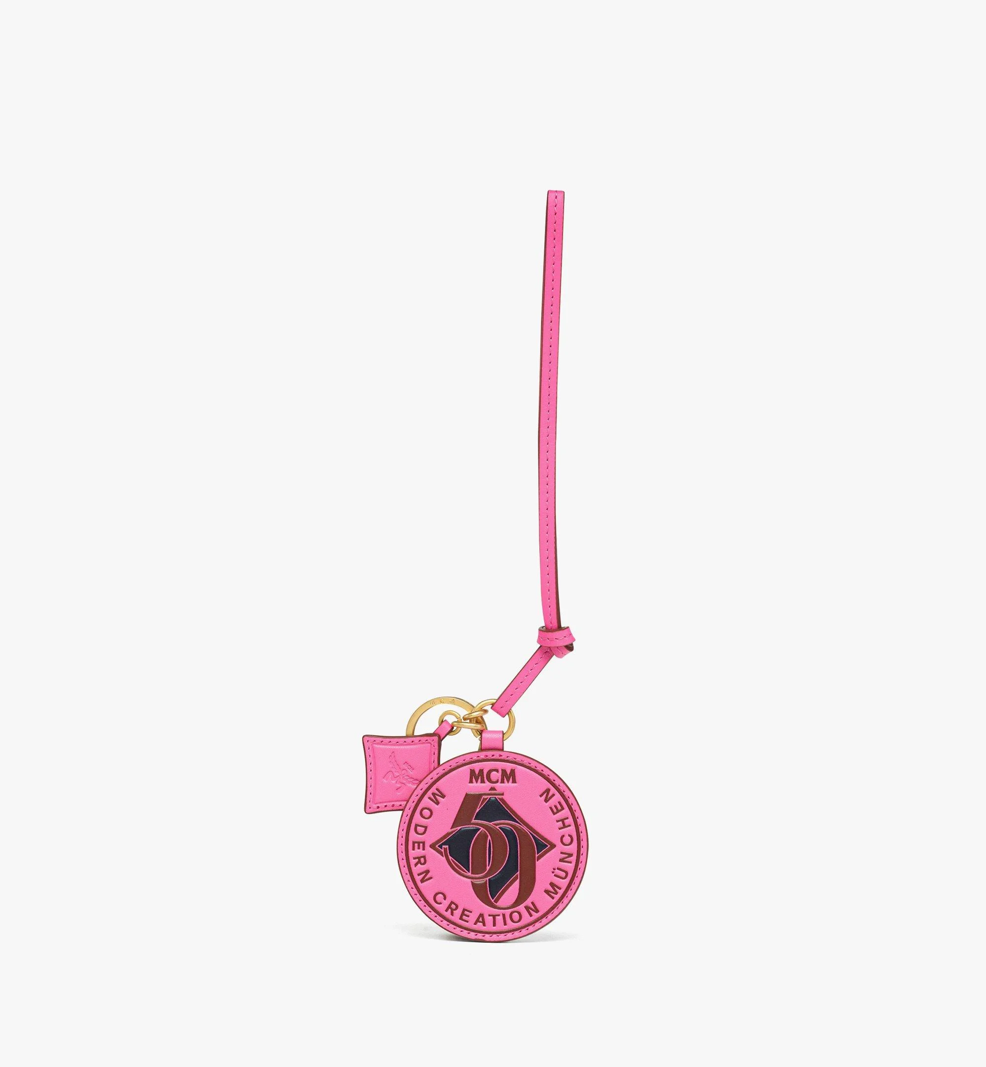 M50 Logo Charm in Visetos Leather Mix - 1