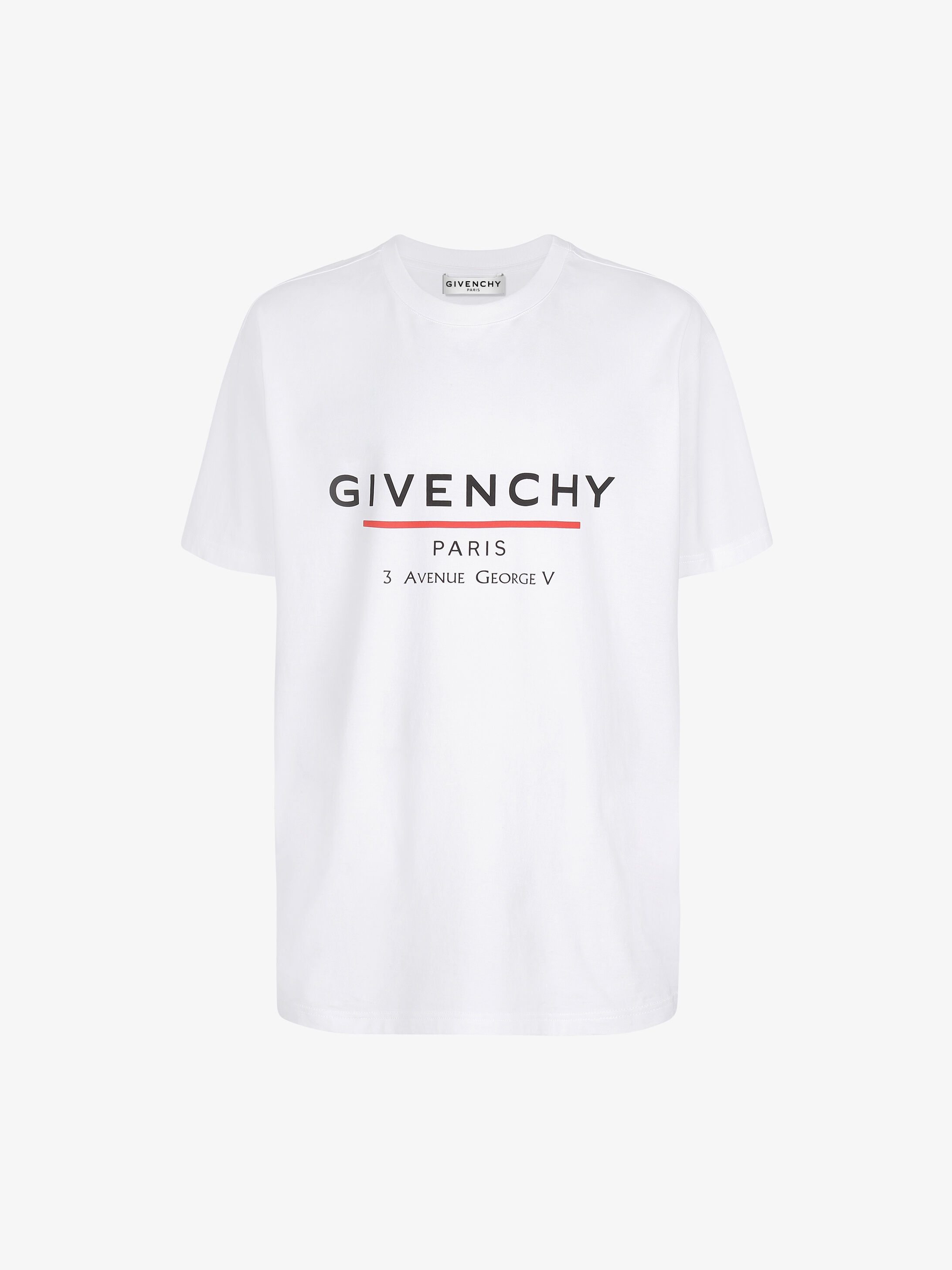 GIVENCHY LABEL oversized t-shirt - 1